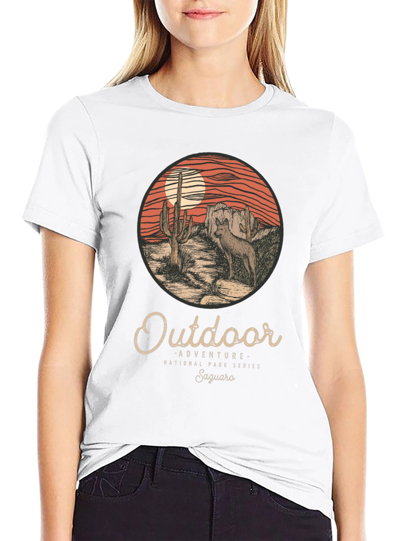 Outdoor Adventure Graphic Tee - Saguaro National Park