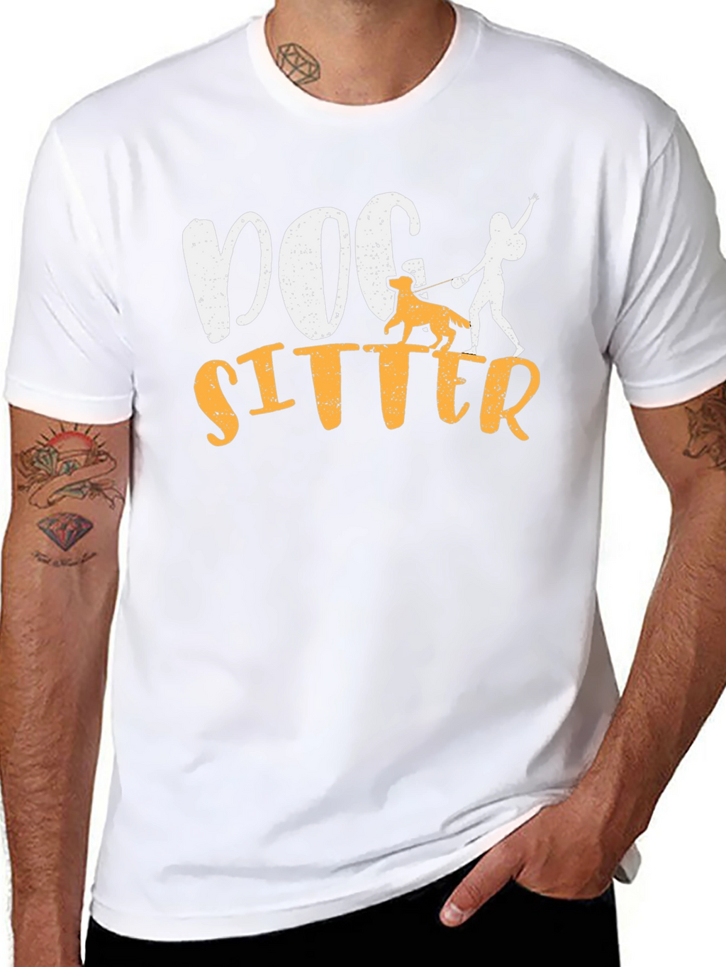 Dog Sitter T-Shirt Pet Walking Tee