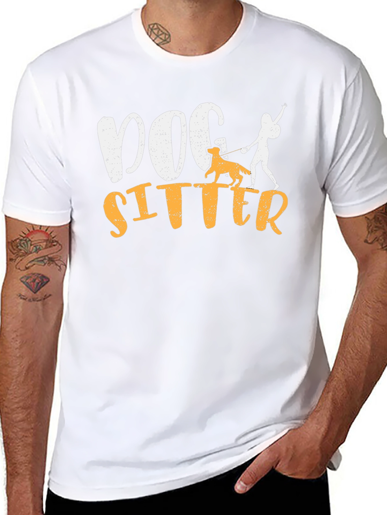 Dog Sitter T-Shirt Pet Walking Tee