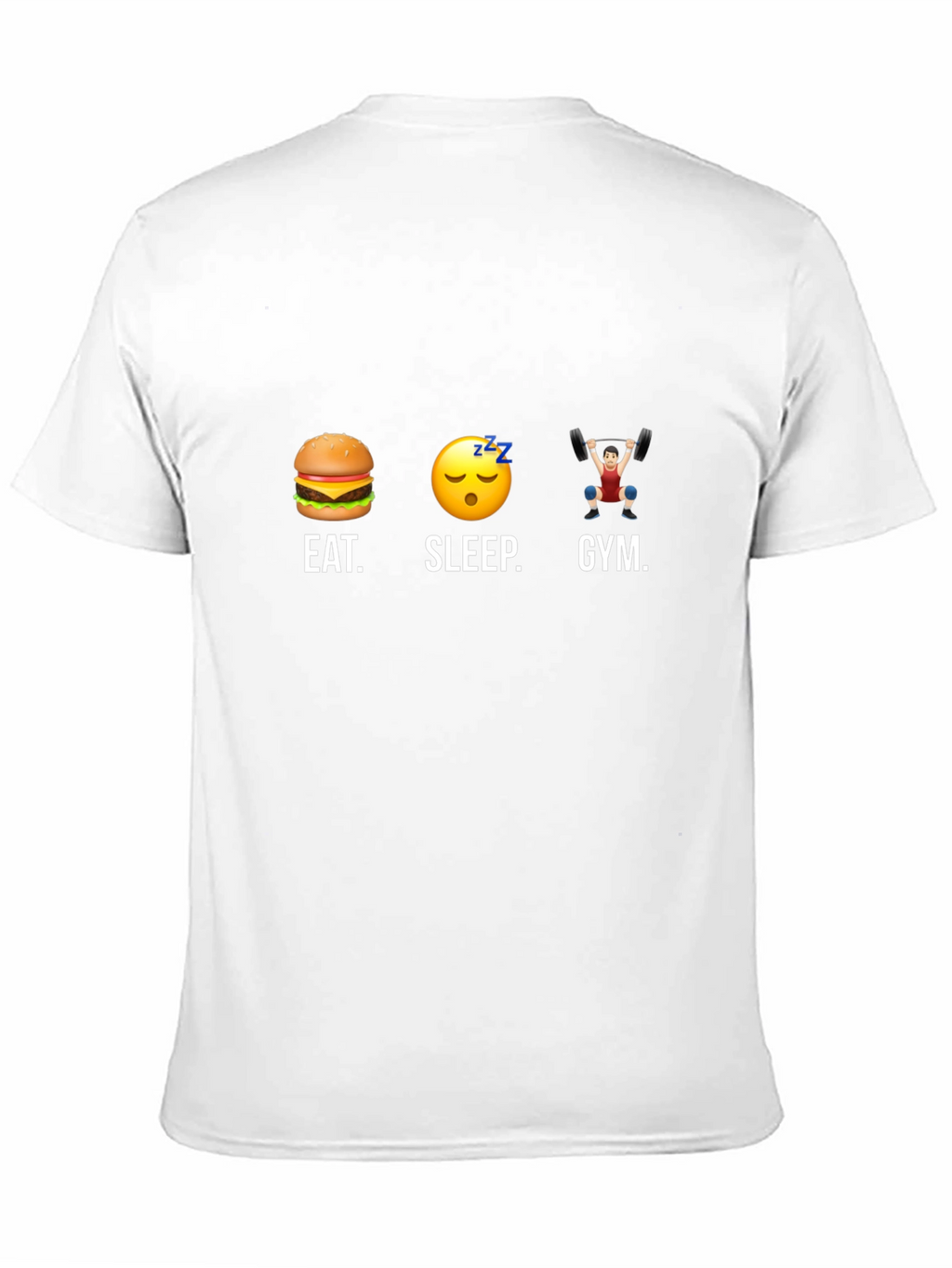 Eat Sleep Gym Black Graphic T-Shirt