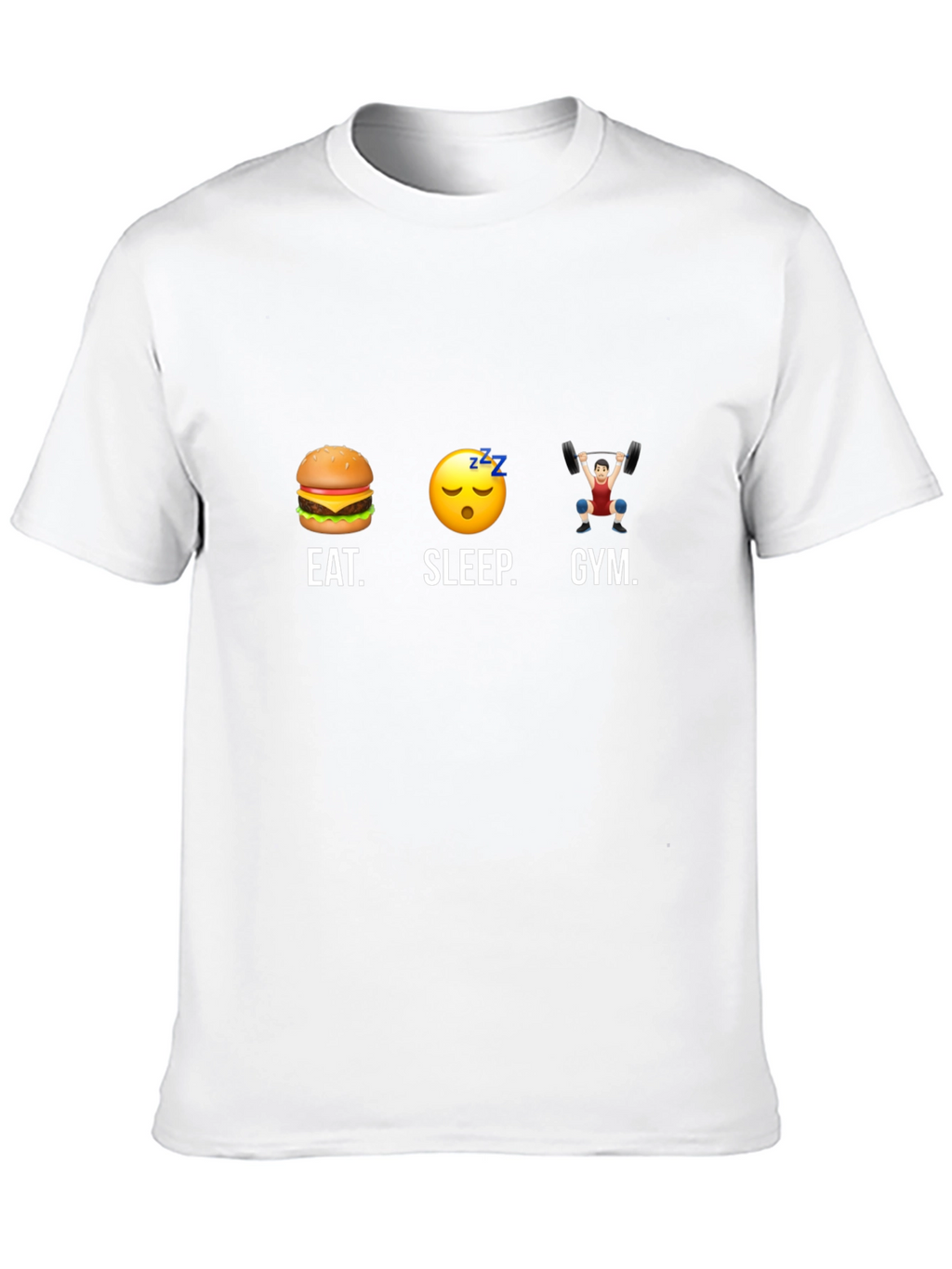 Eat Sleep Gym Black Graphic T-Shirt