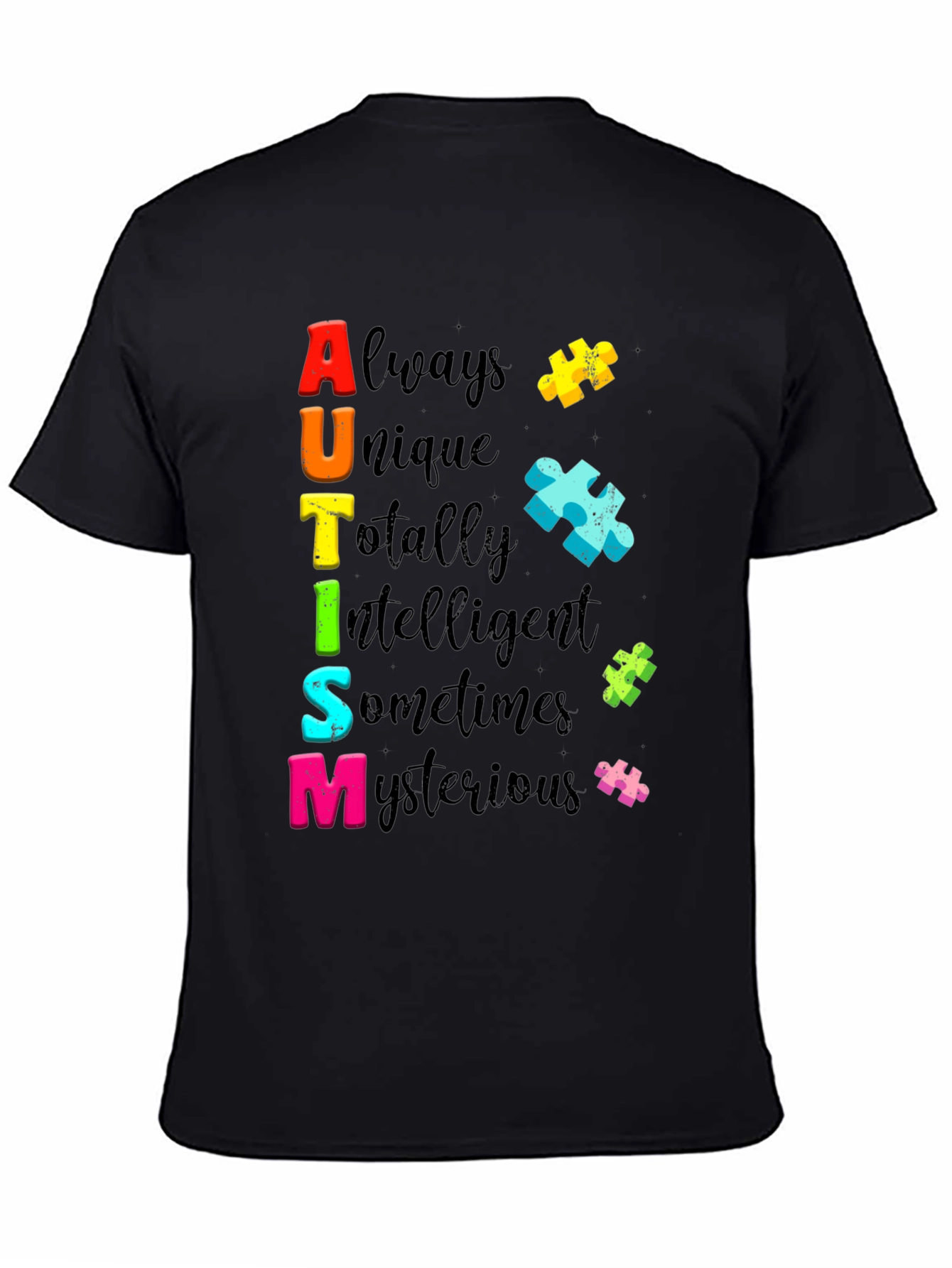 Autism Awareness T-Shirt Always Unique Colorful Design