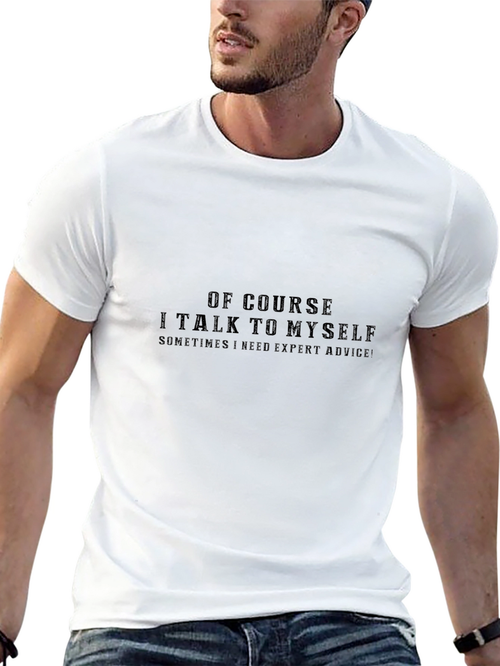 Funny Sarcastic Black T-Shirt - Expert Advice
