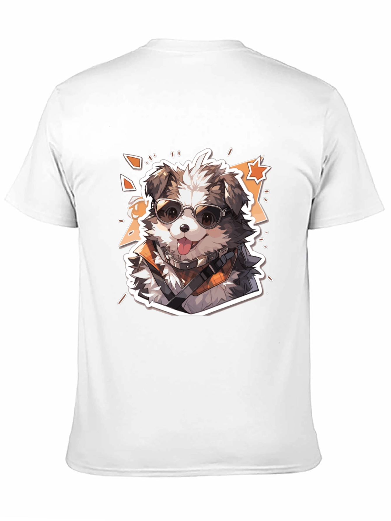 Cool Dog Graphic Tee - Unisex Cotton Black T-Shirt
