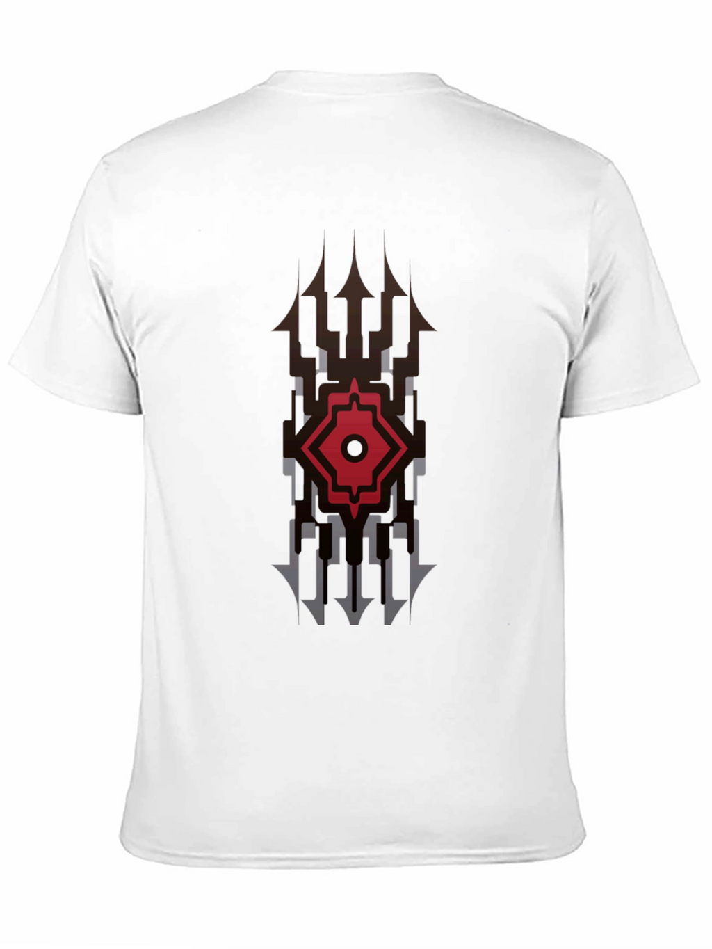 Black Graphic Tee - Modern Tribal Design