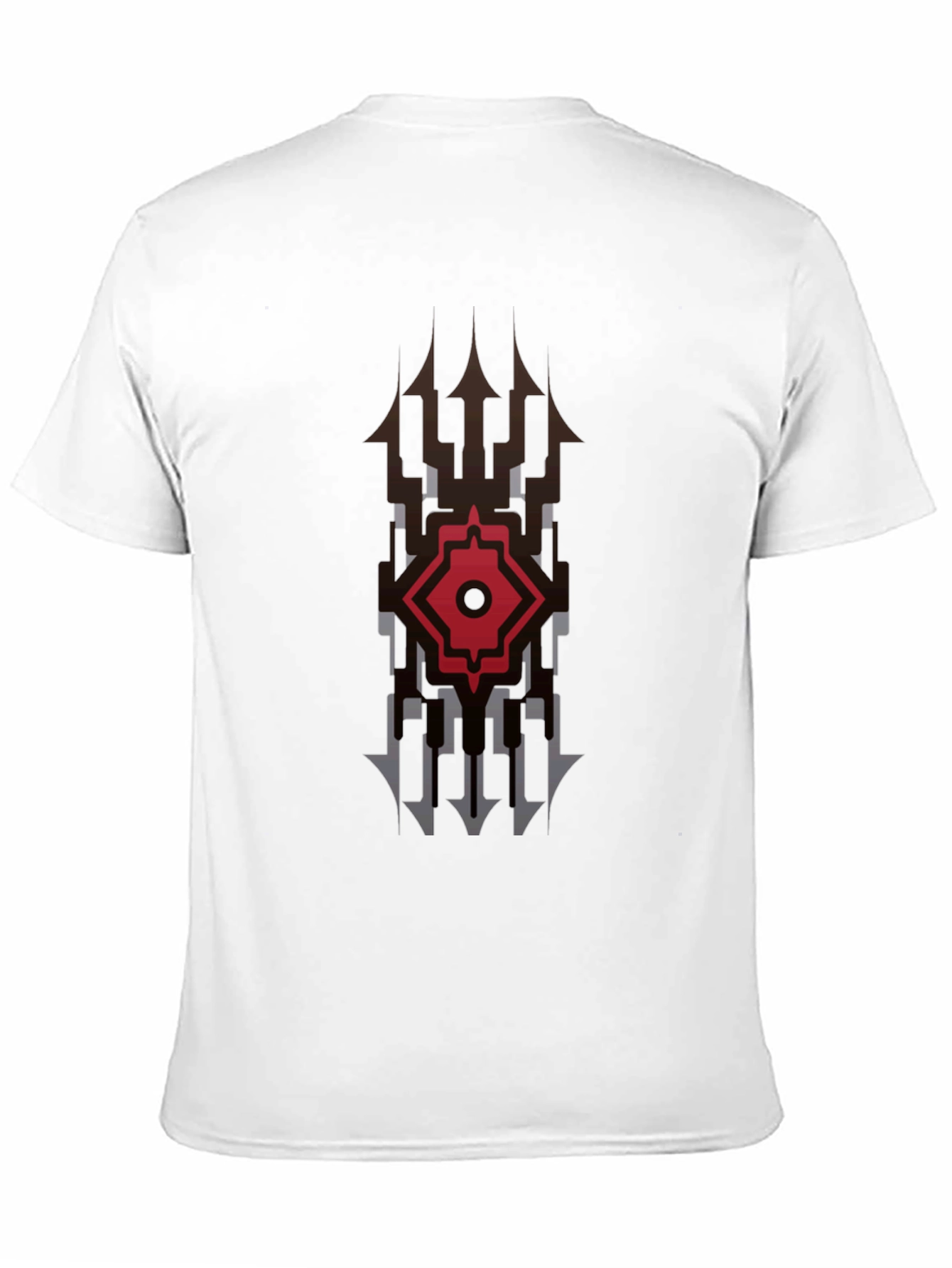 Black Graphic Tee - Modern Tribal Design