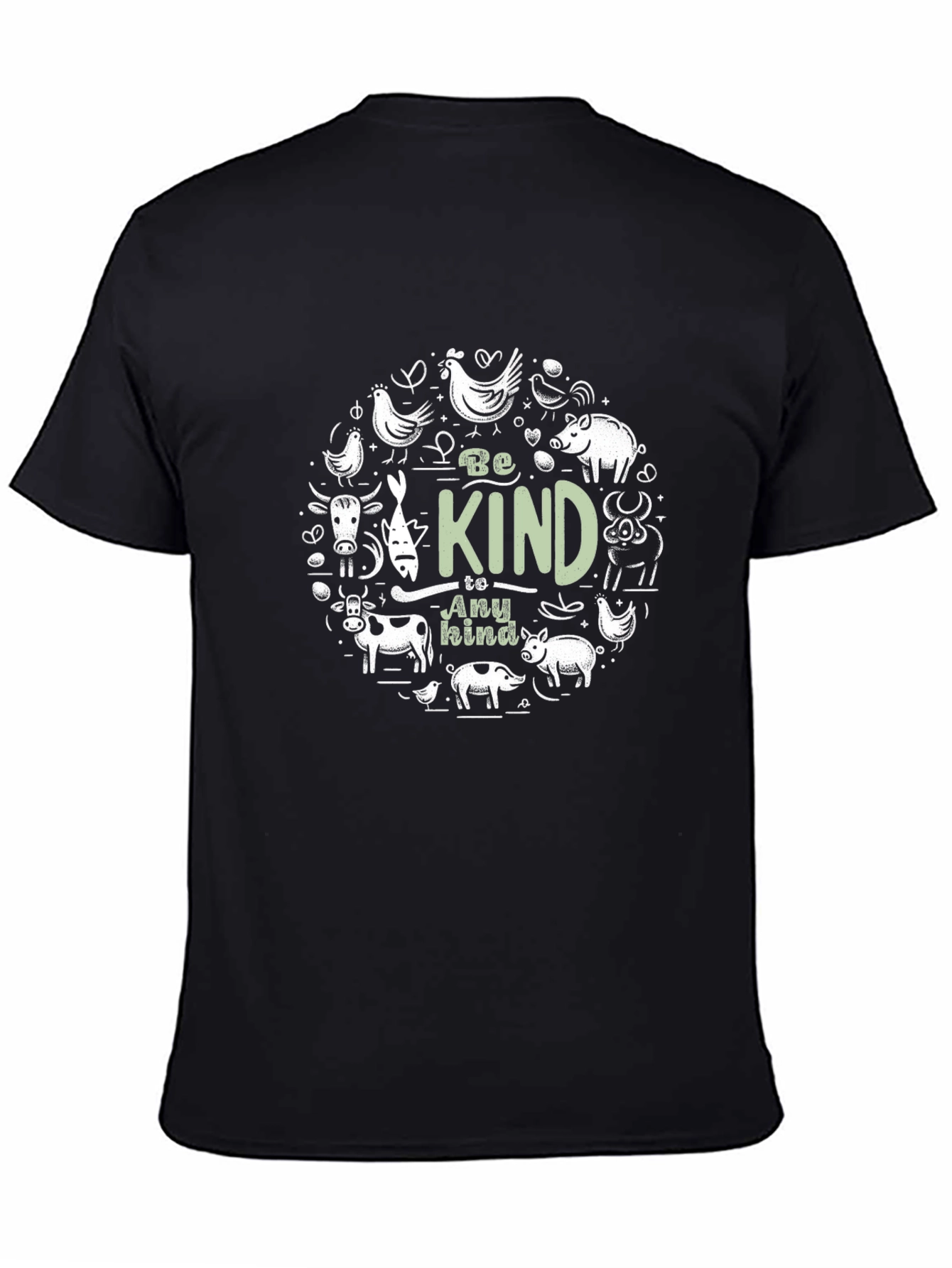 Be Kind To Any Kind T-Shirt - Vegan Friendly Graphic Tee
