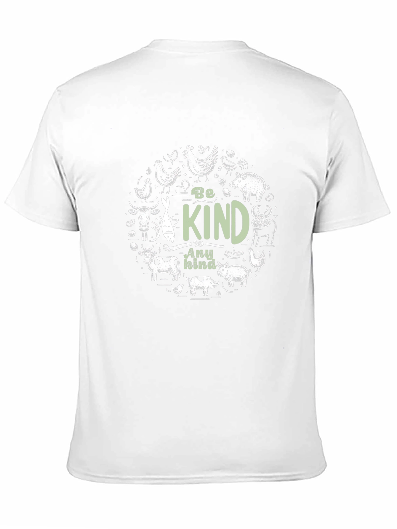 Be Kind To Any Kind T-Shirt - Vegan Friendly Graphic Tee
