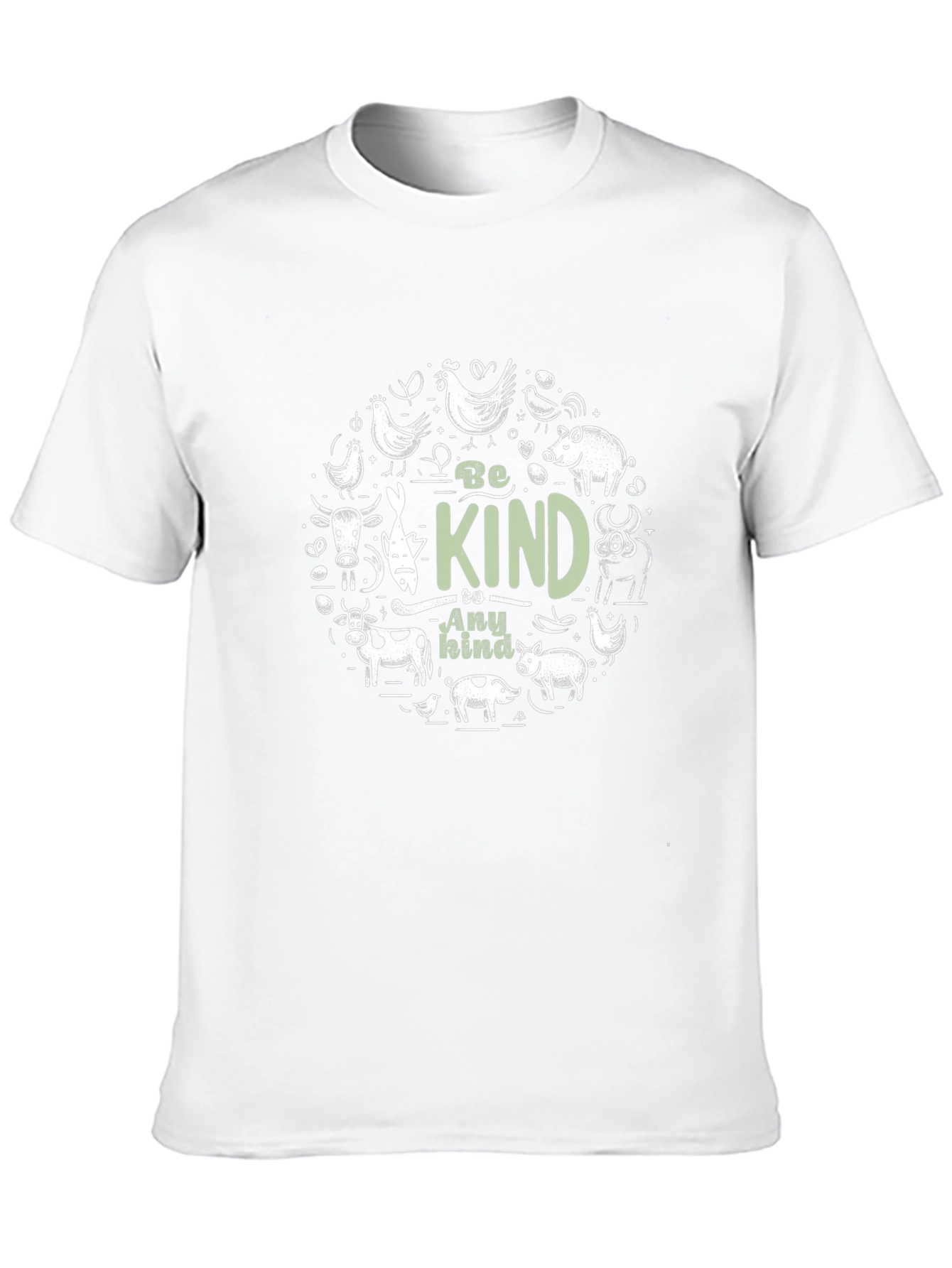 Be Kind To Any Kind T-Shirt - Vegan Friendly Graphic Tee