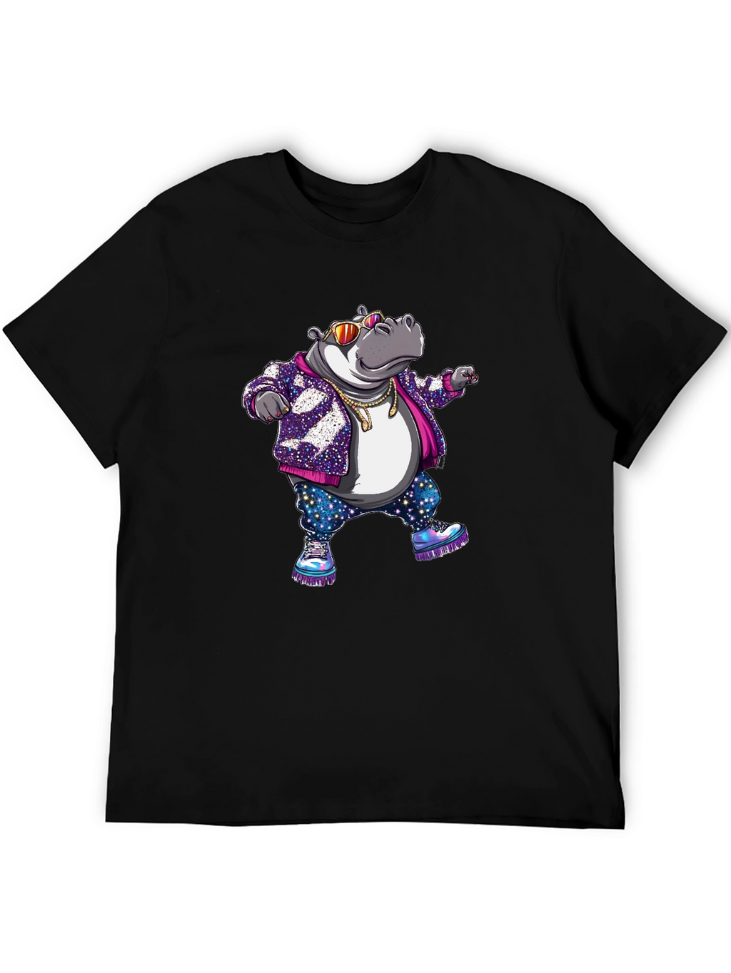 Cool Hippo Graphic Tee