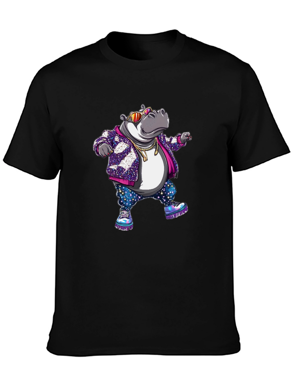 Cool Hippo Graphic Tee
