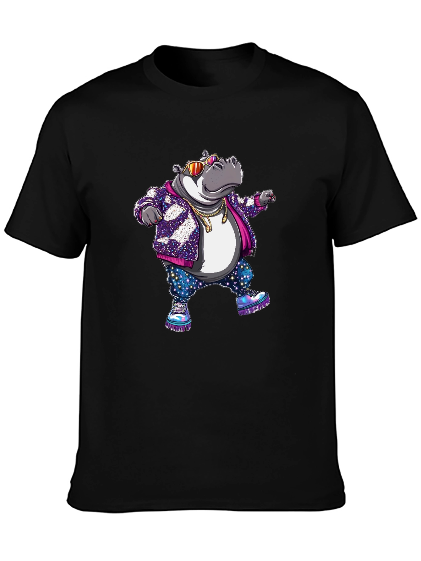 Cool Hippo Graphic Tee