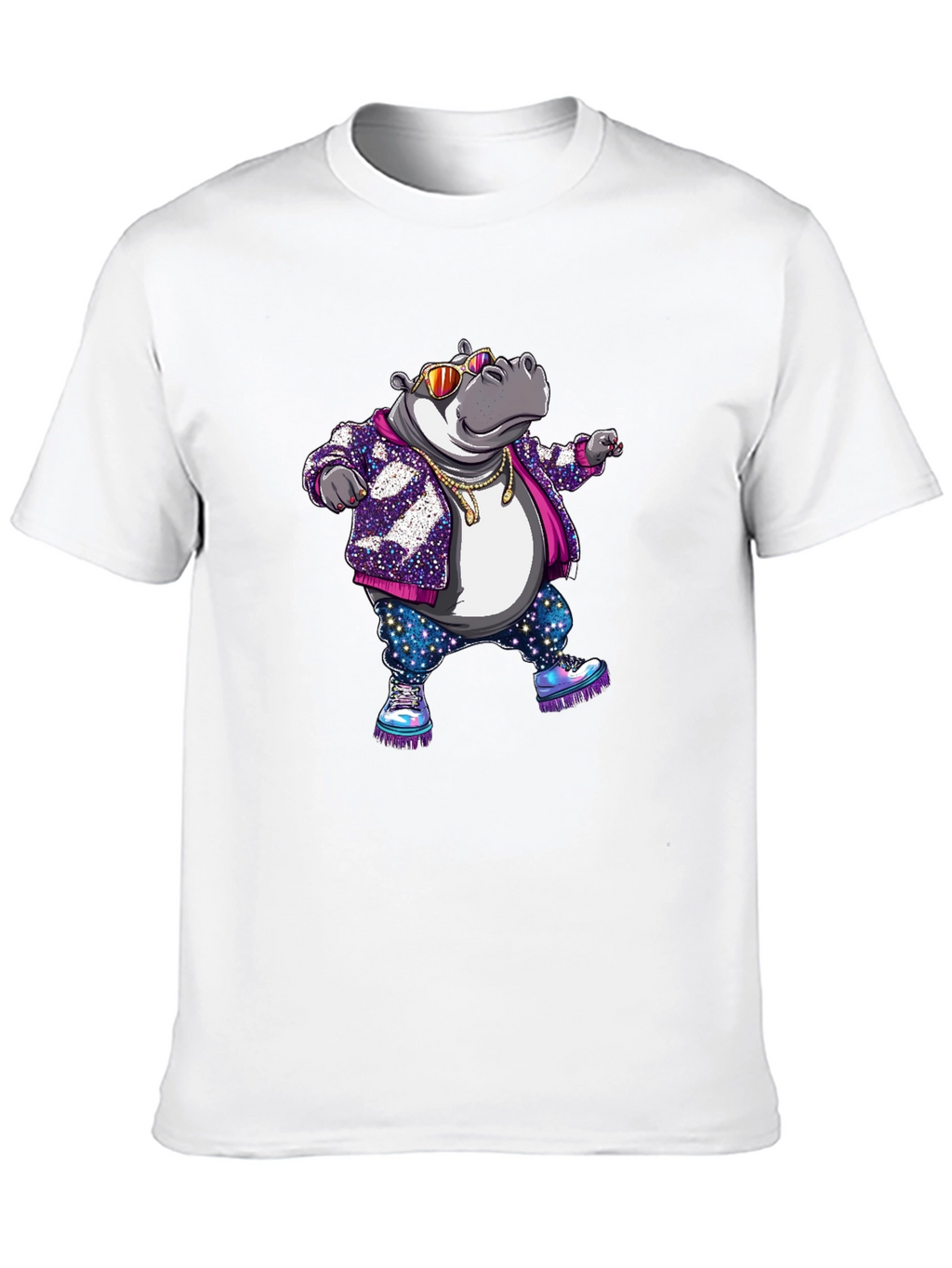 Cool Hippo Graphic Tee