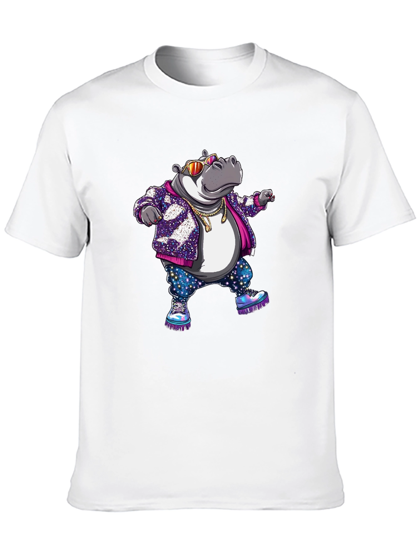 Cool Hippo Graphic Tee