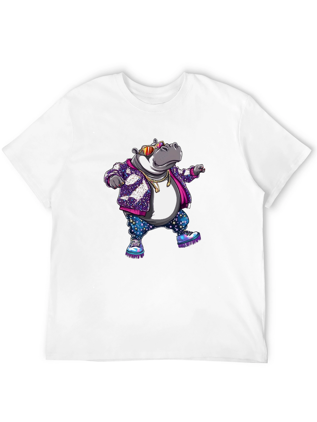 Cool Hippo Graphic Tee