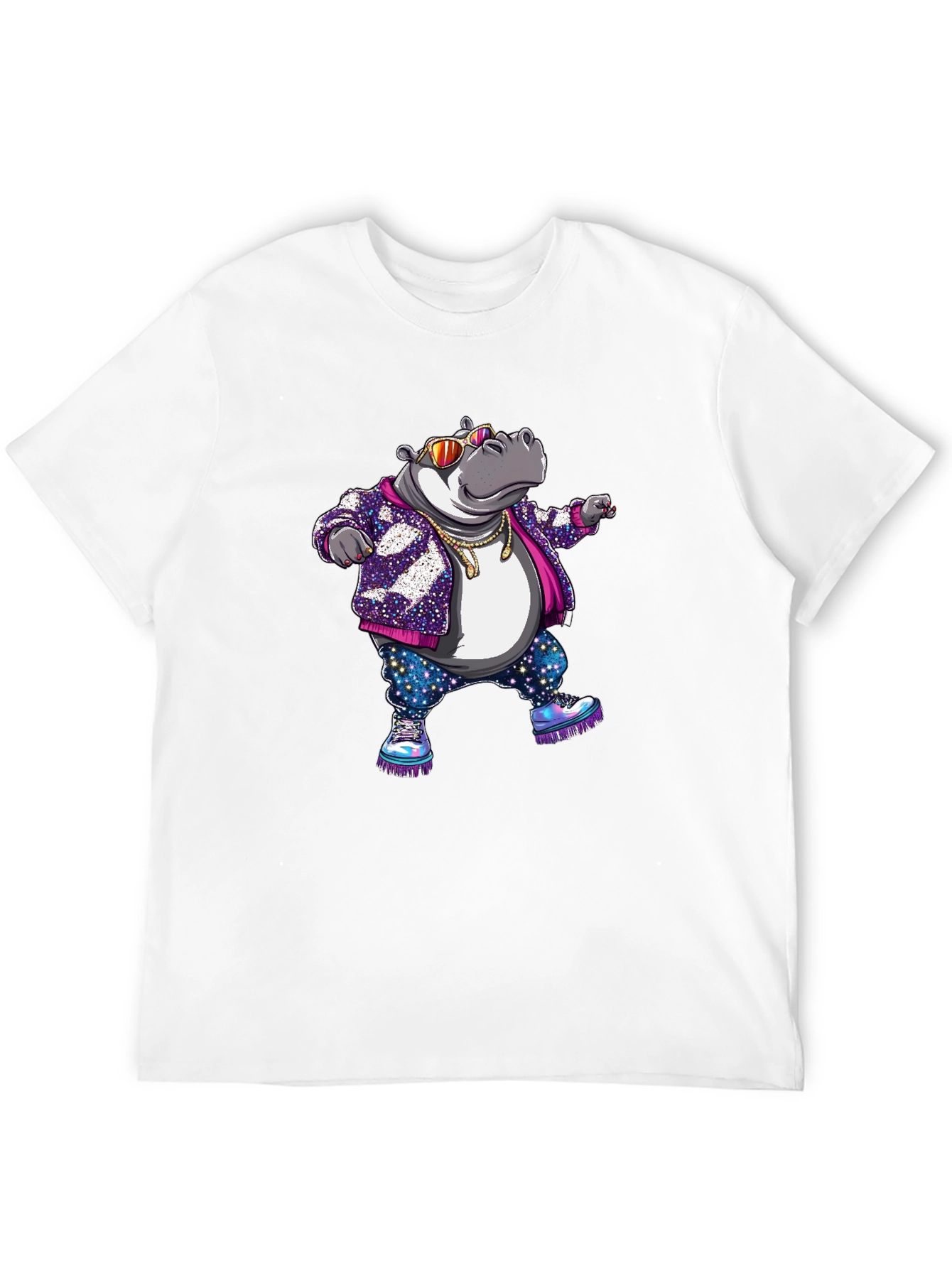 Cool Hippo Graphic Tee