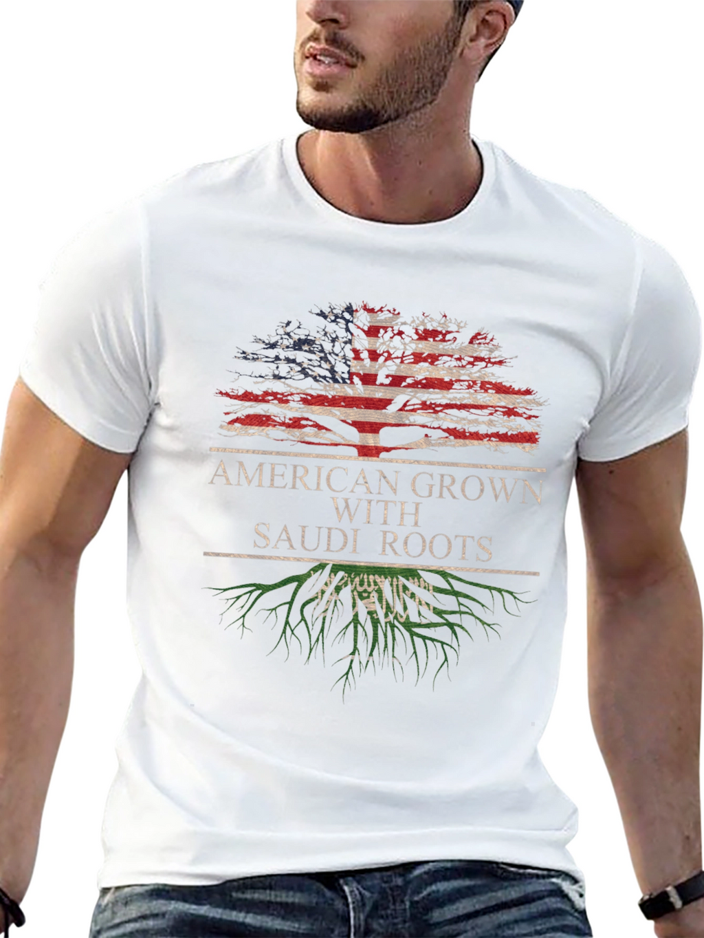 American Grown with Saudi Roots T-Shirt