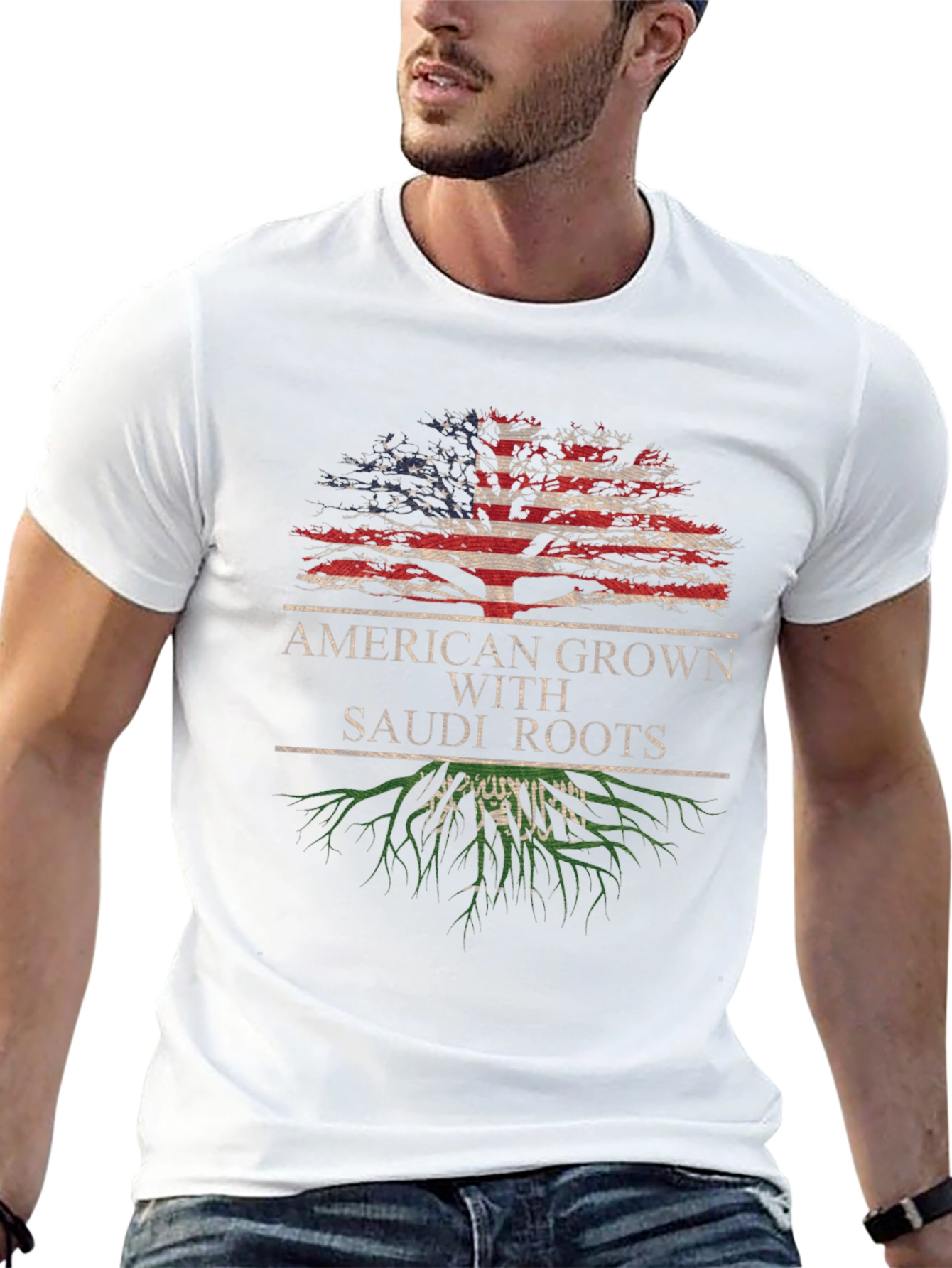 American Grown with Saudi Roots T-Shirt