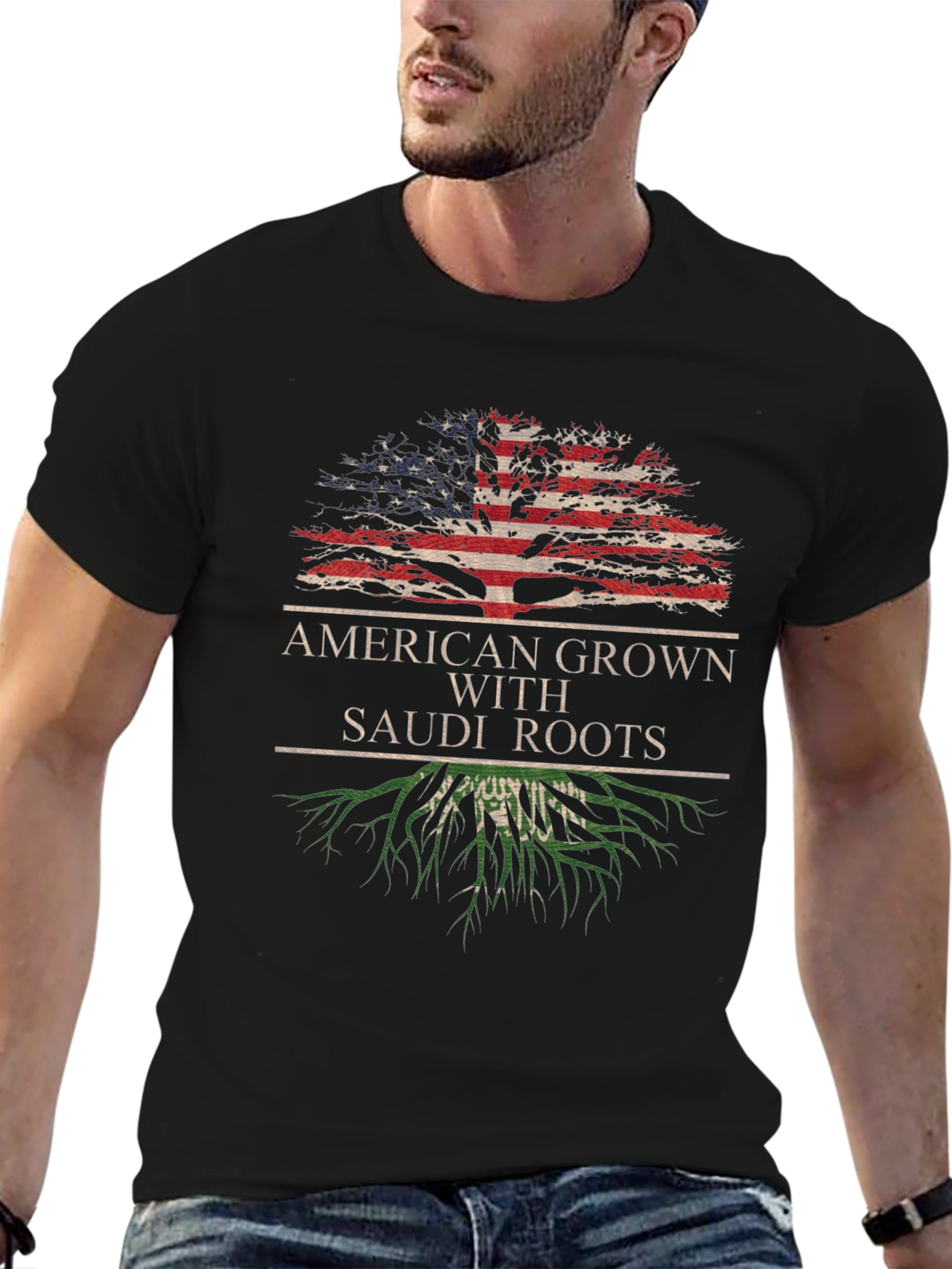 American Grown with Saudi Roots T-Shirt