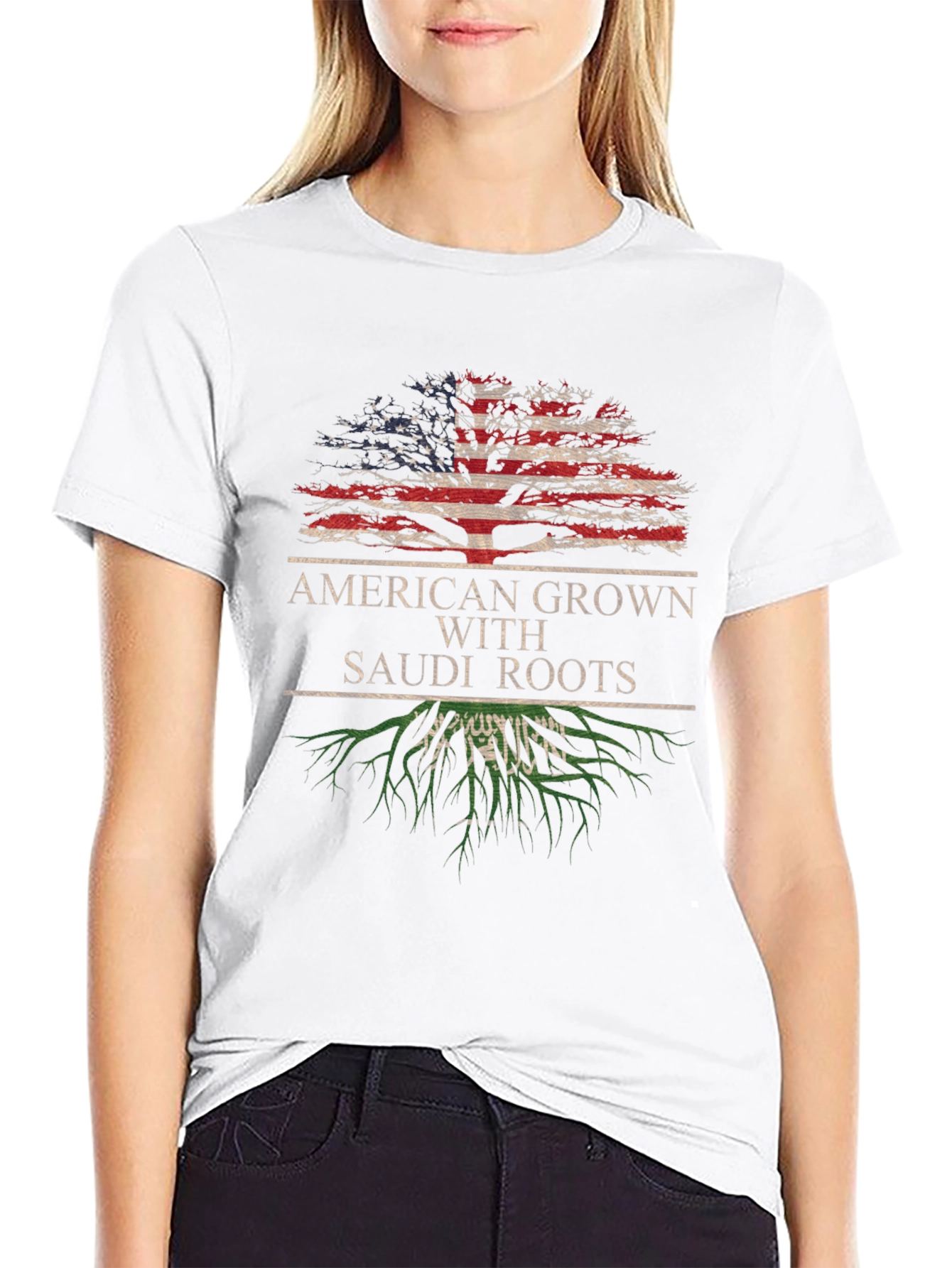 American Grown with Saudi Roots T-Shirt