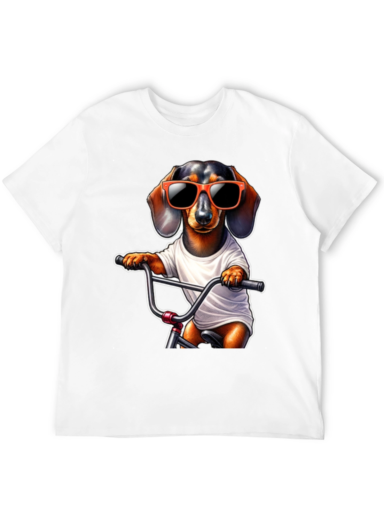 Cool Dachshund Biker T-Shirt
