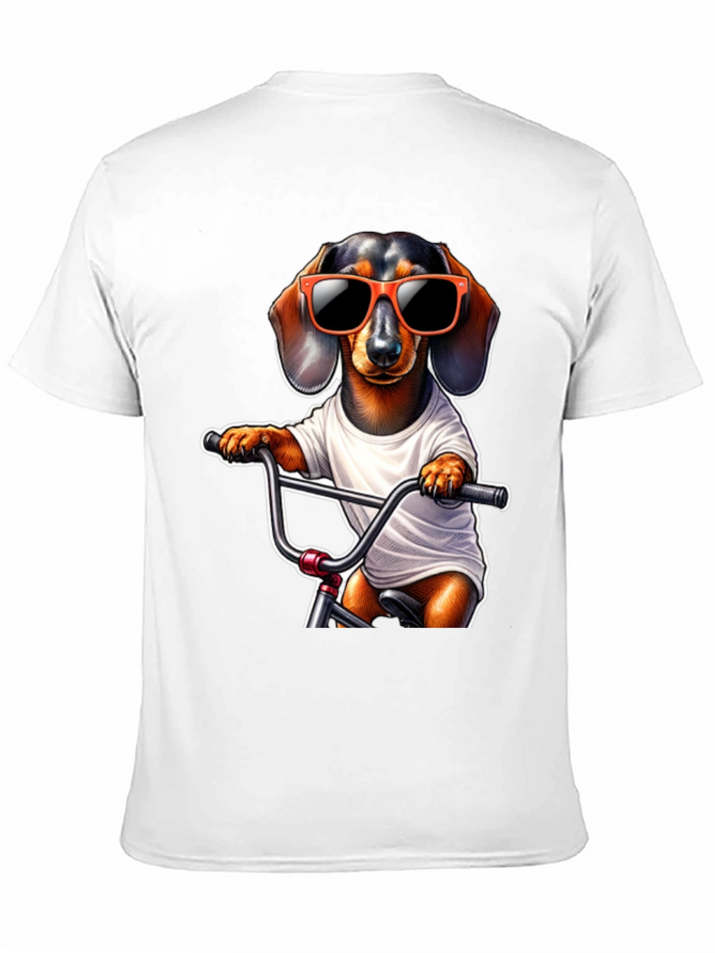Cool Dachshund Biker T-Shirt