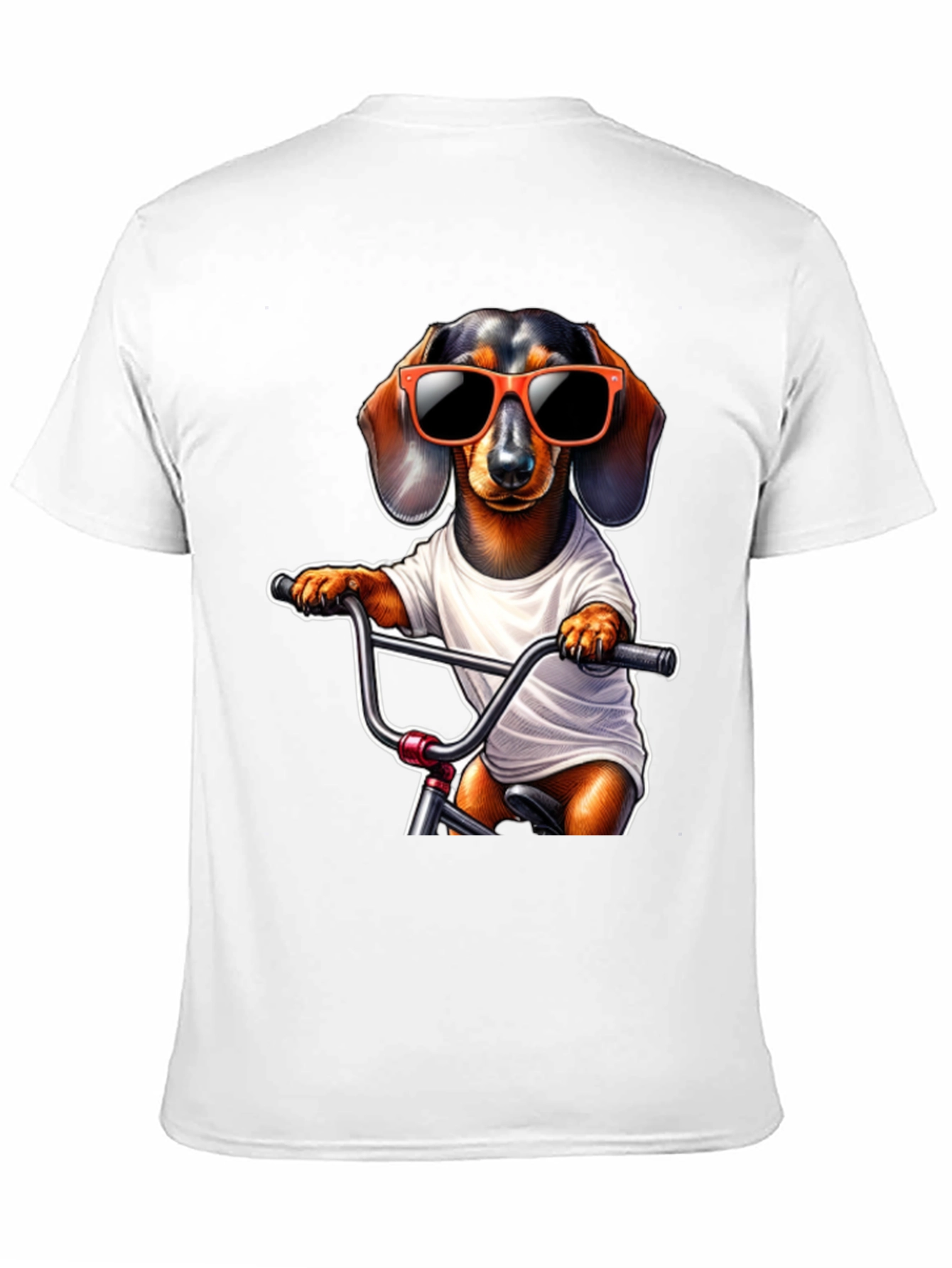 Cool Dachshund Biker T-Shirt