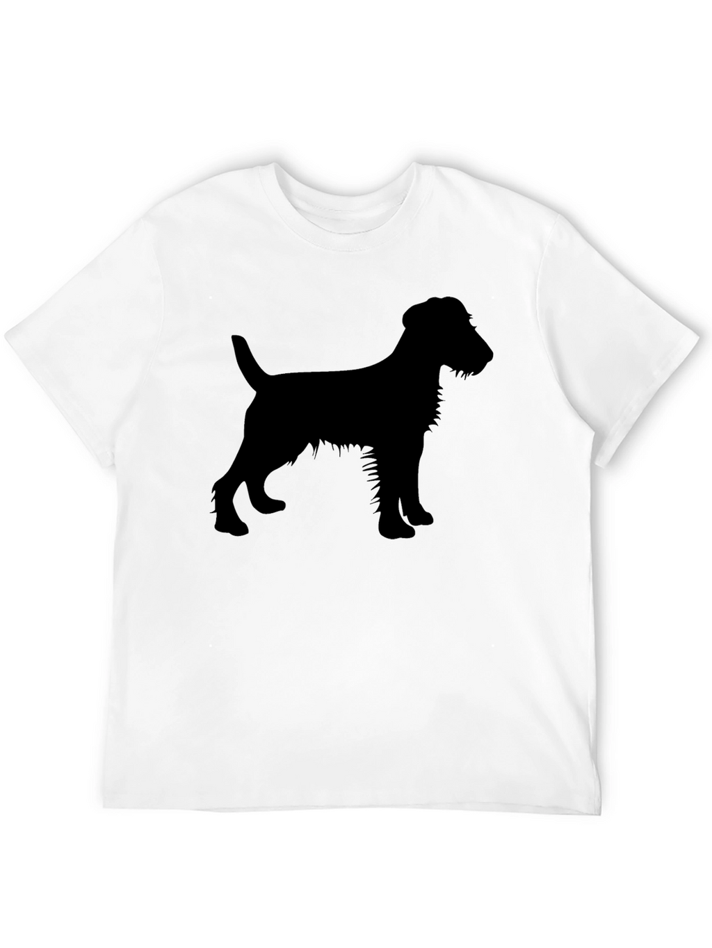 Dog Silhouette T-Shirt - Black