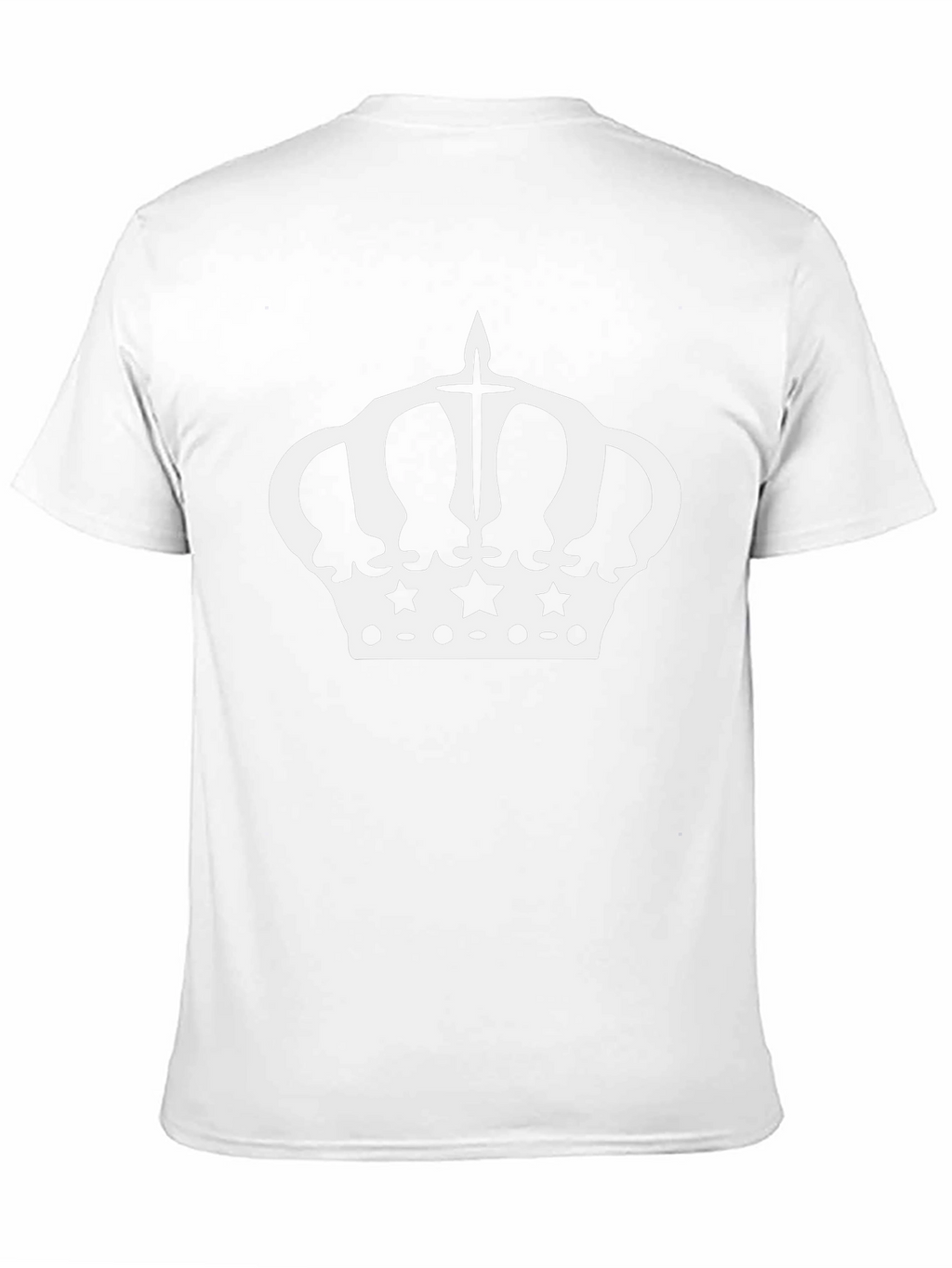 Crown Graphic Tee - Black Cotton Blend