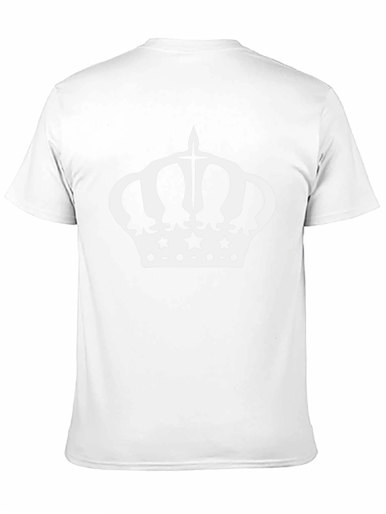 Crown Graphic Tee - Black Cotton Blend