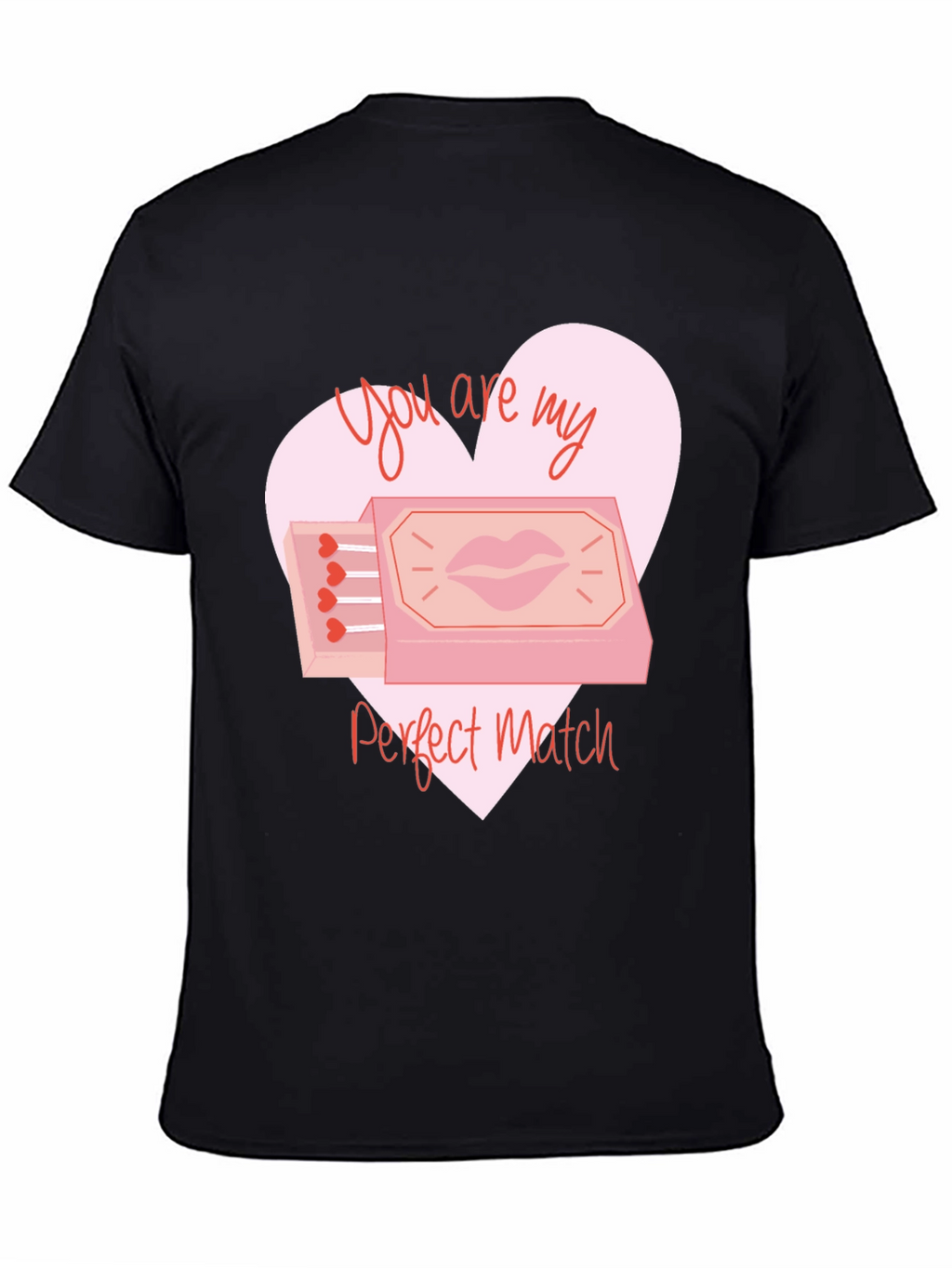 Perfect Match Graphic T-Shirt - Valentines Day