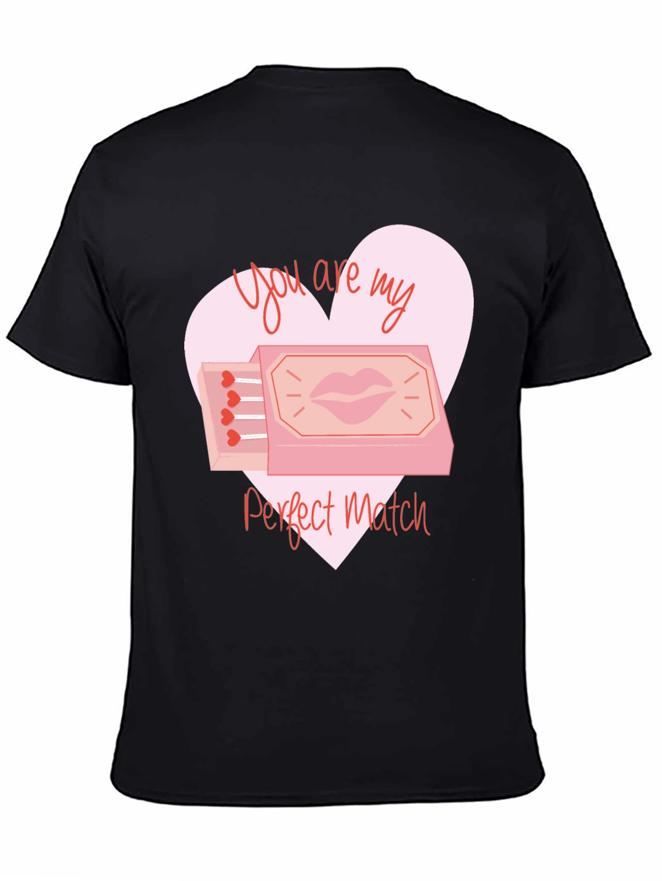 Perfect Match Graphic T-Shirt - Valentines Day