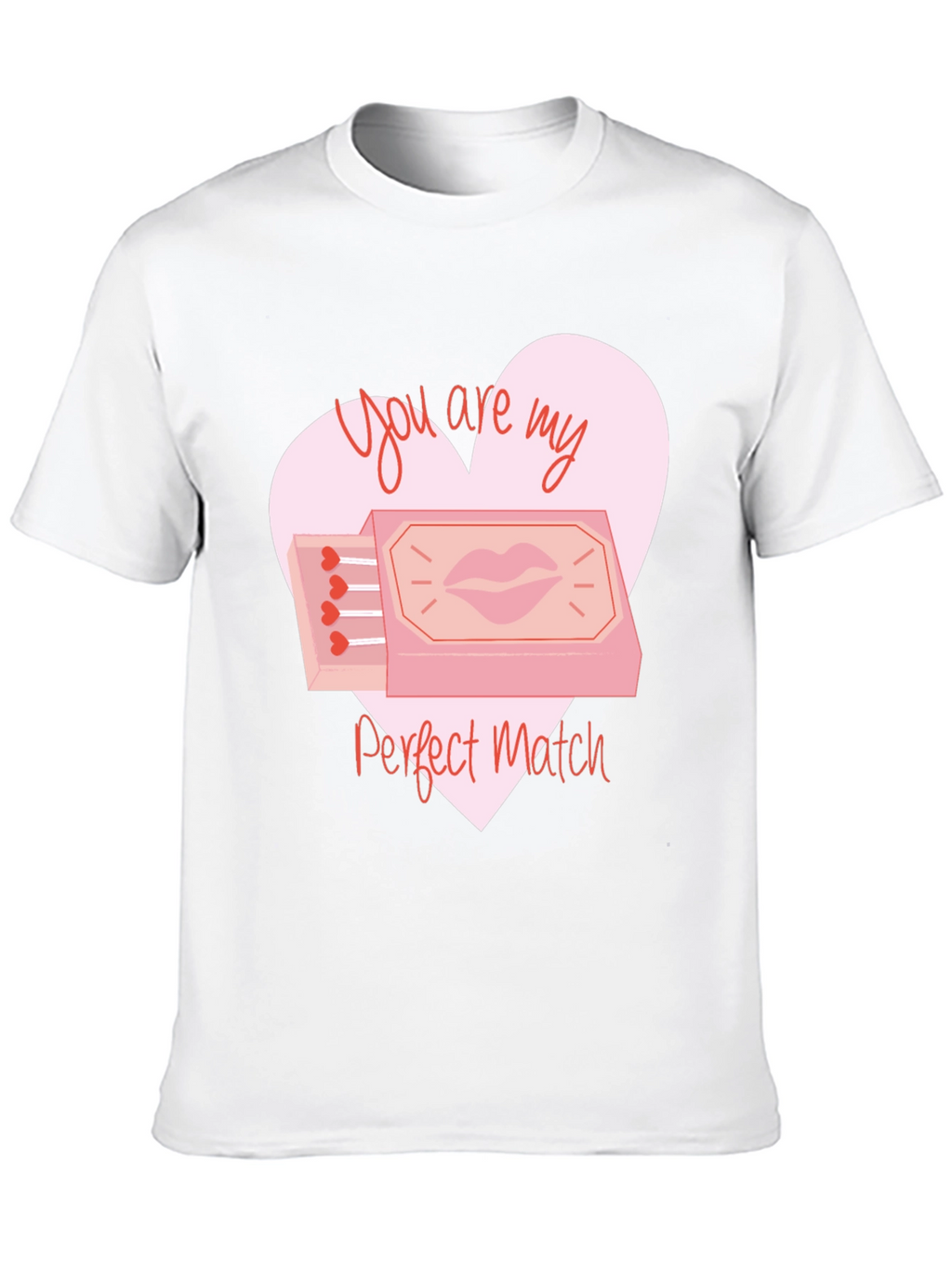 Perfect Match Graphic T-Shirt - Valentines Day