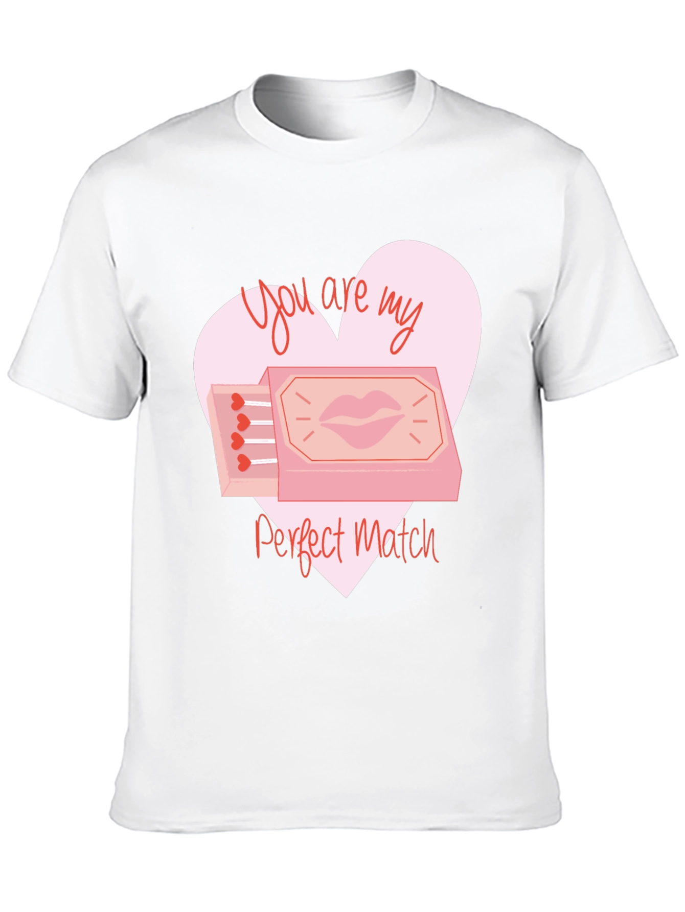 Perfect Match Graphic T-Shirt - Valentines Day