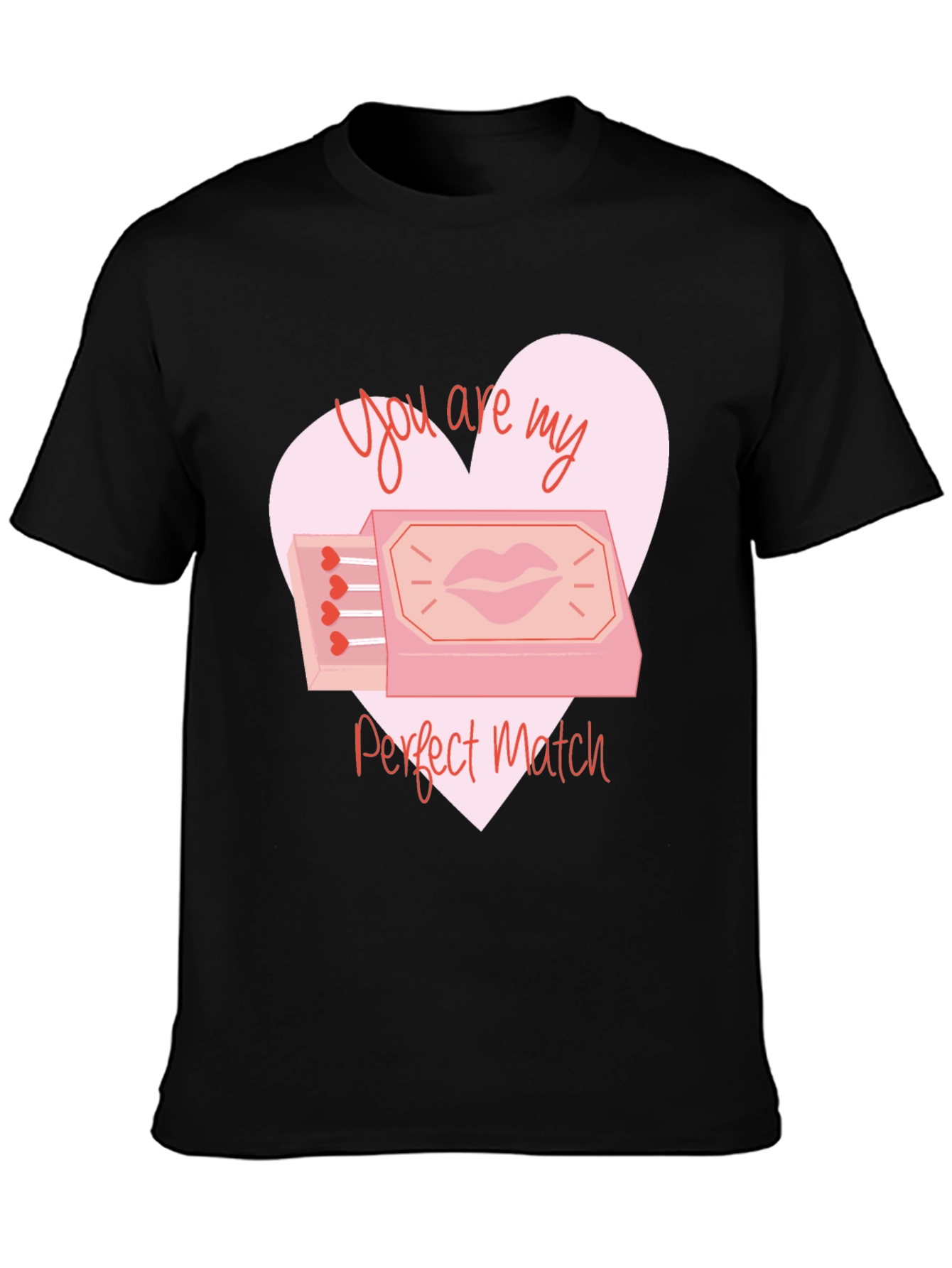 Perfect Match Graphic T-Shirt - Valentines Day
