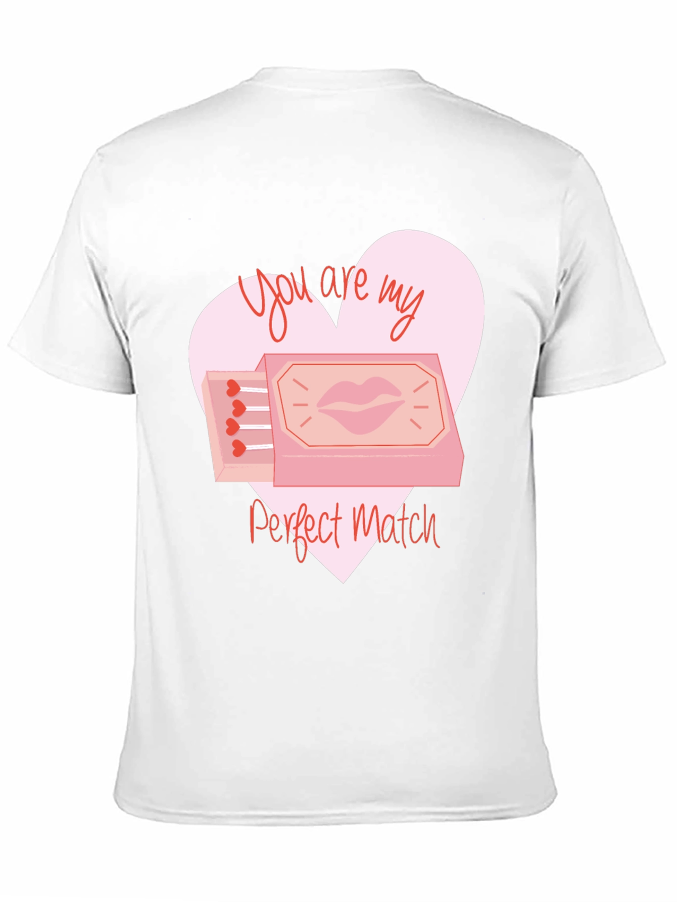Perfect Match Graphic T-Shirt - Valentines Day