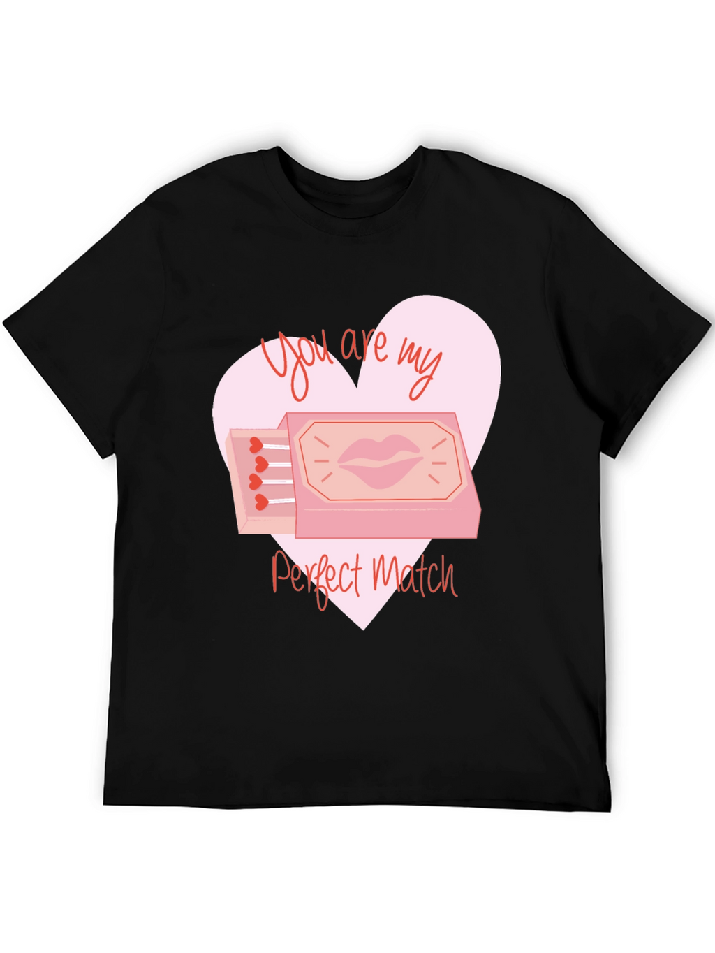 Perfect Match Graphic T-Shirt - Valentines Day