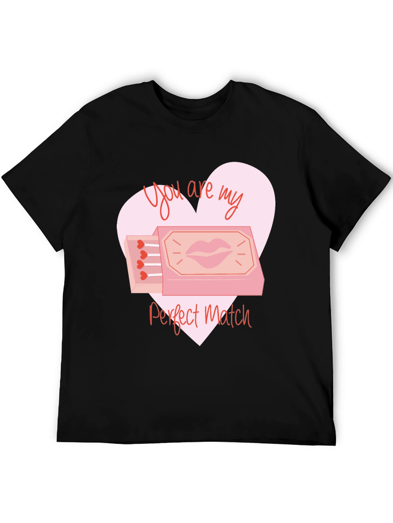 Perfect Match Graphic T-Shirt - Valentines Day