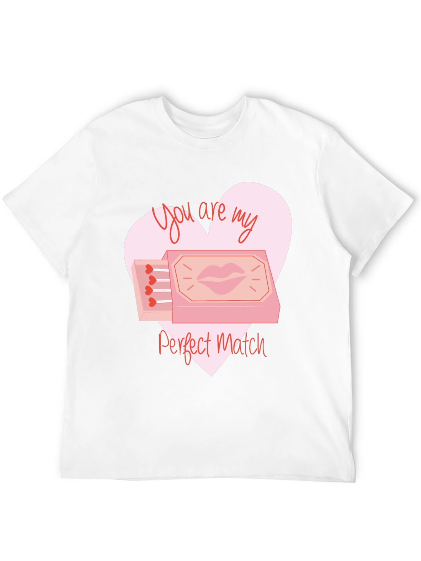 Perfect Match Graphic T-Shirt - Valentines Day