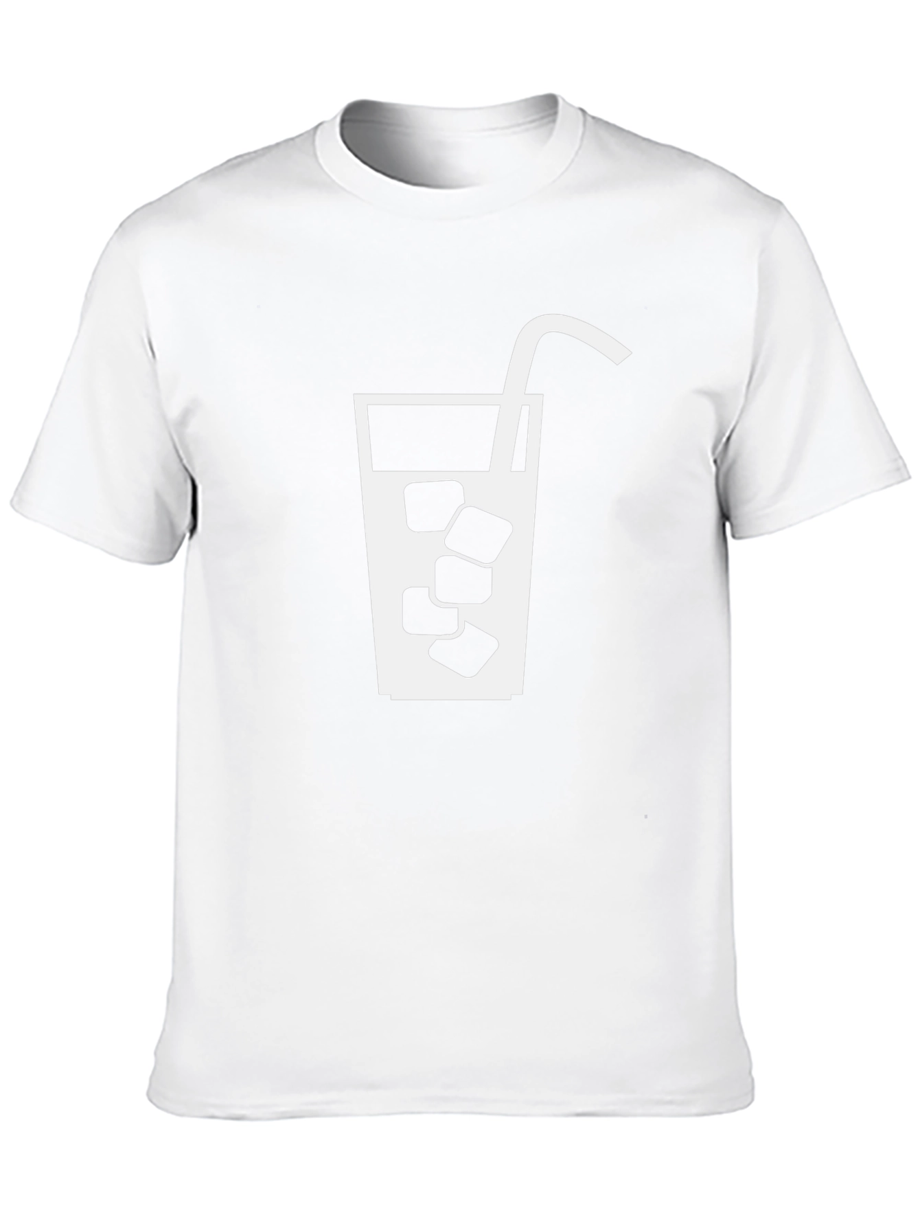 Cool Drink Graphic Tee - Black Cotton T-Shirt