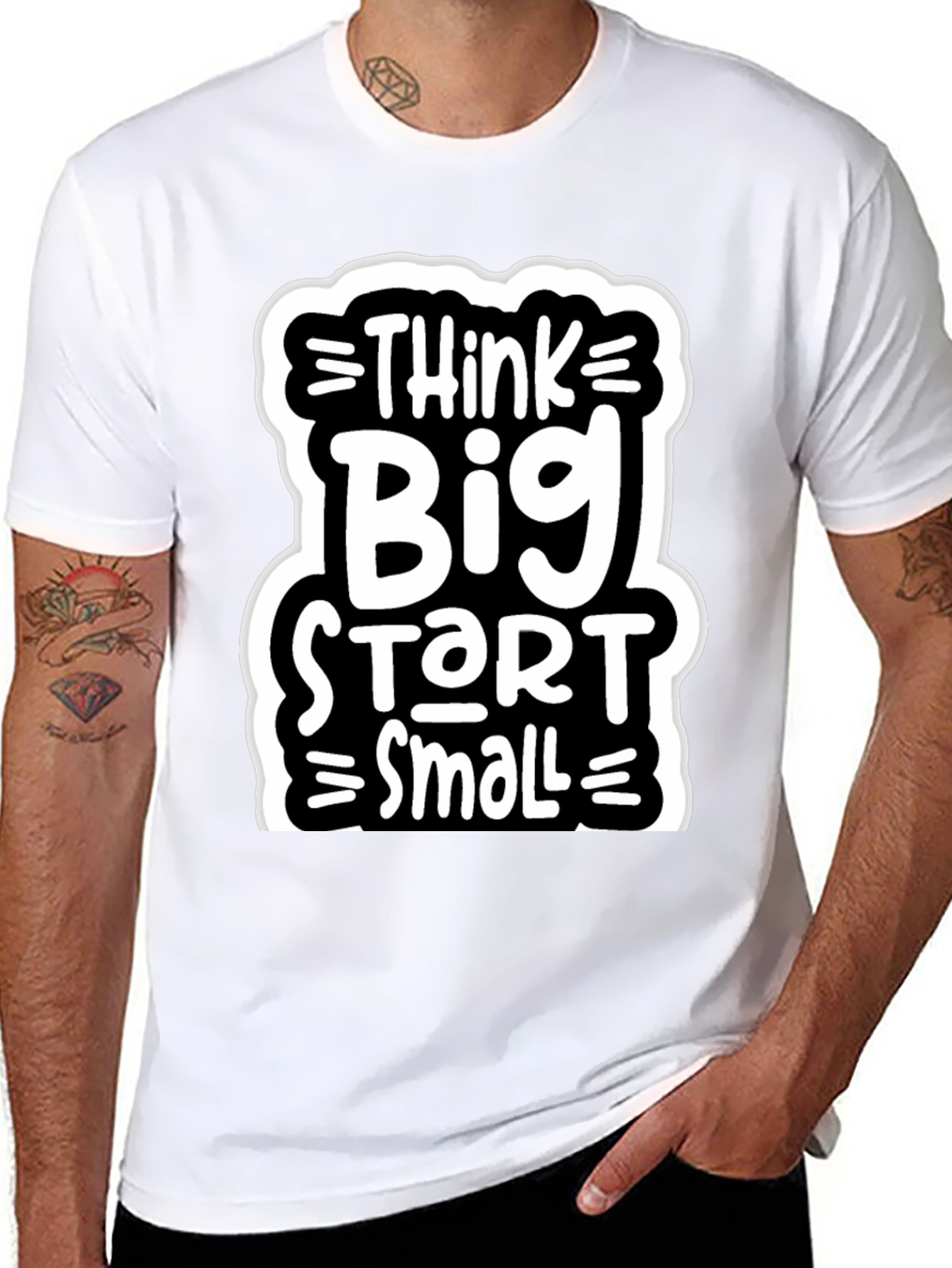 Think Big Start Small Graphic Tee