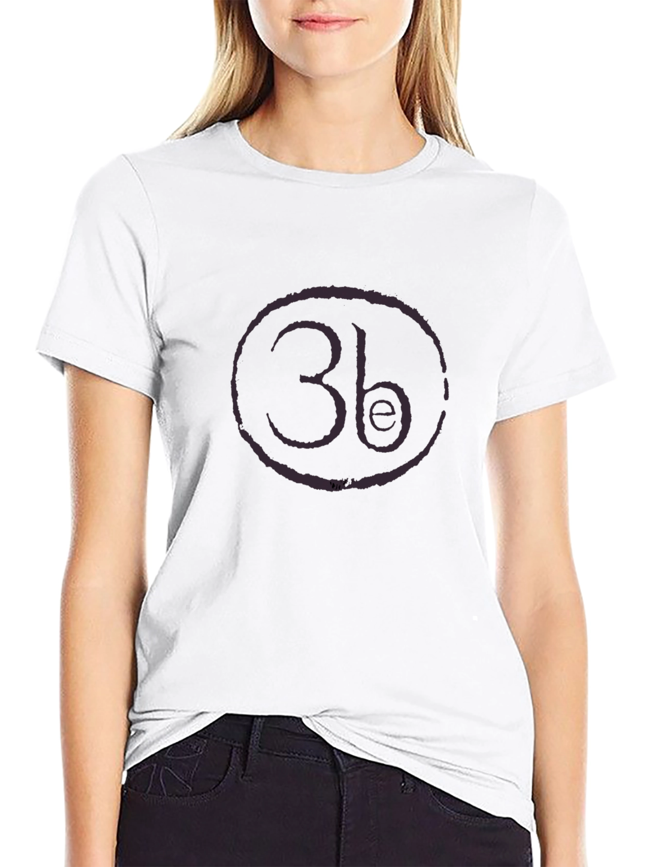 3b Logo Black T-Shirt