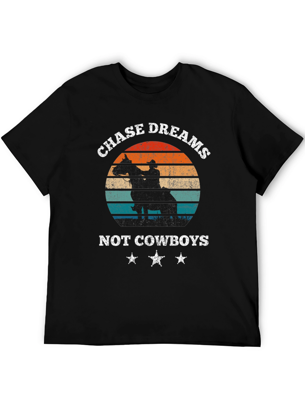 Chase Dreams Graphic Tee - Cowboy Silhouette