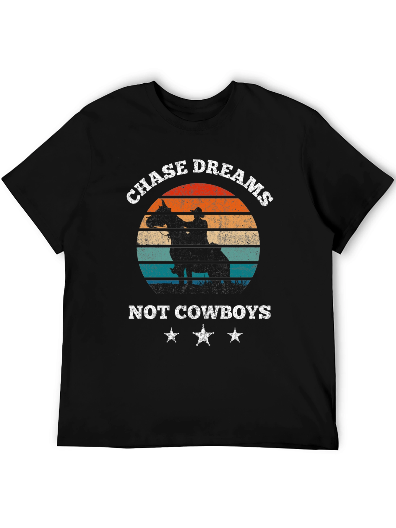 Chase Dreams Graphic Tee - Cowboy Silhouette