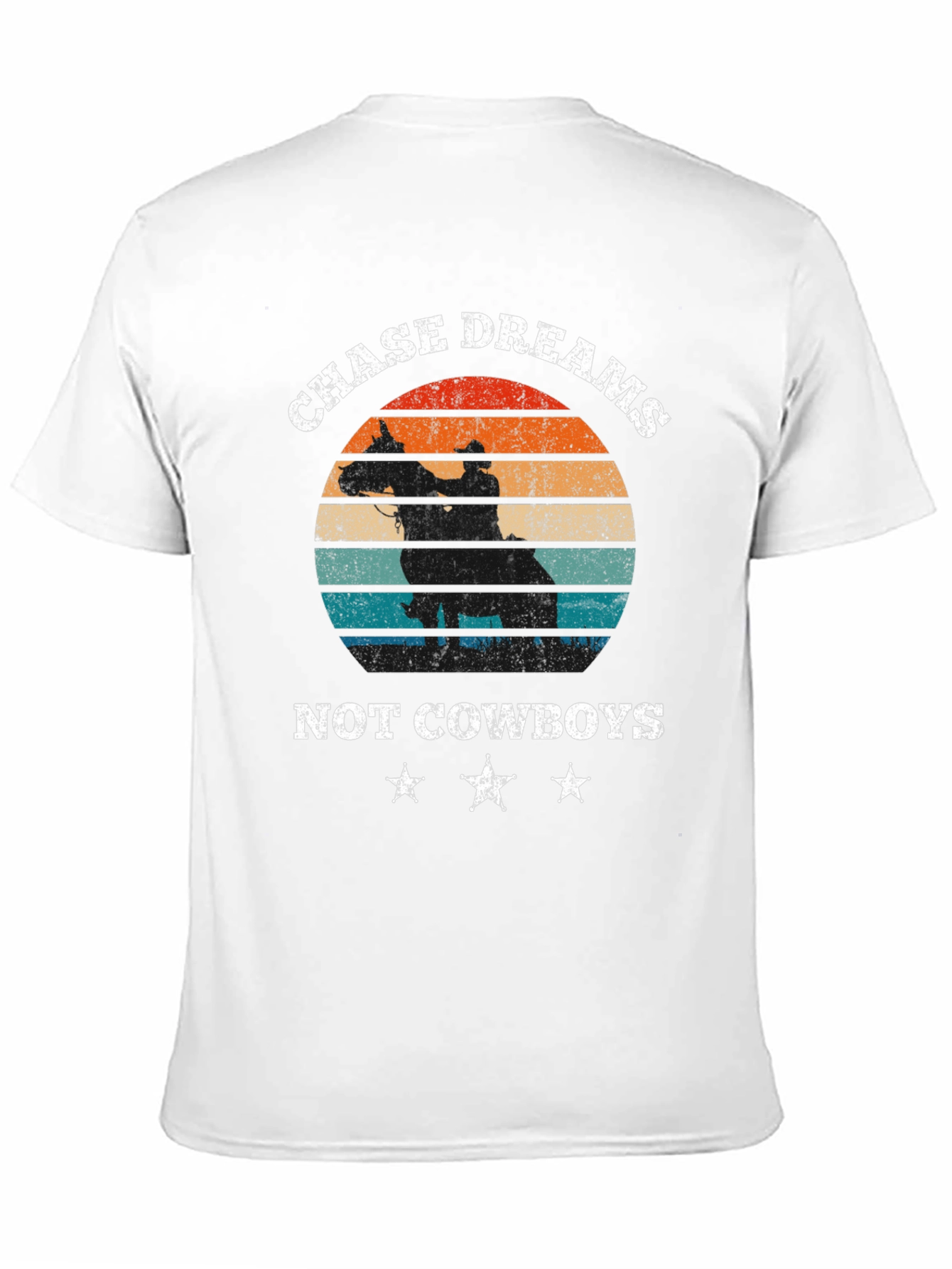 Chase Dreams Graphic Tee - Cowboy Silhouette