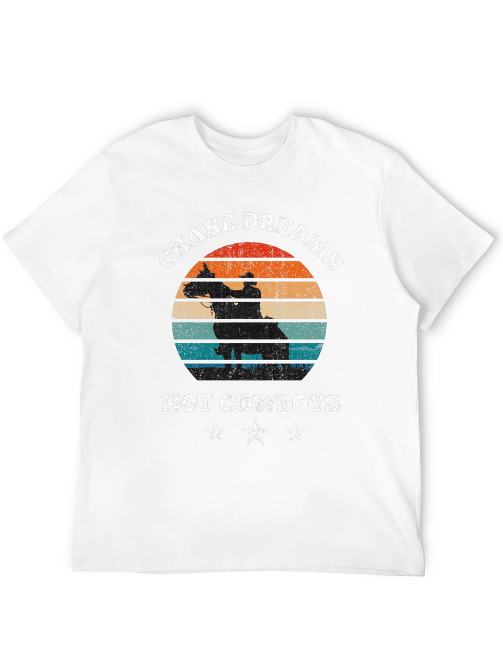 Chase Dreams Graphic Tee - Cowboy Silhouette