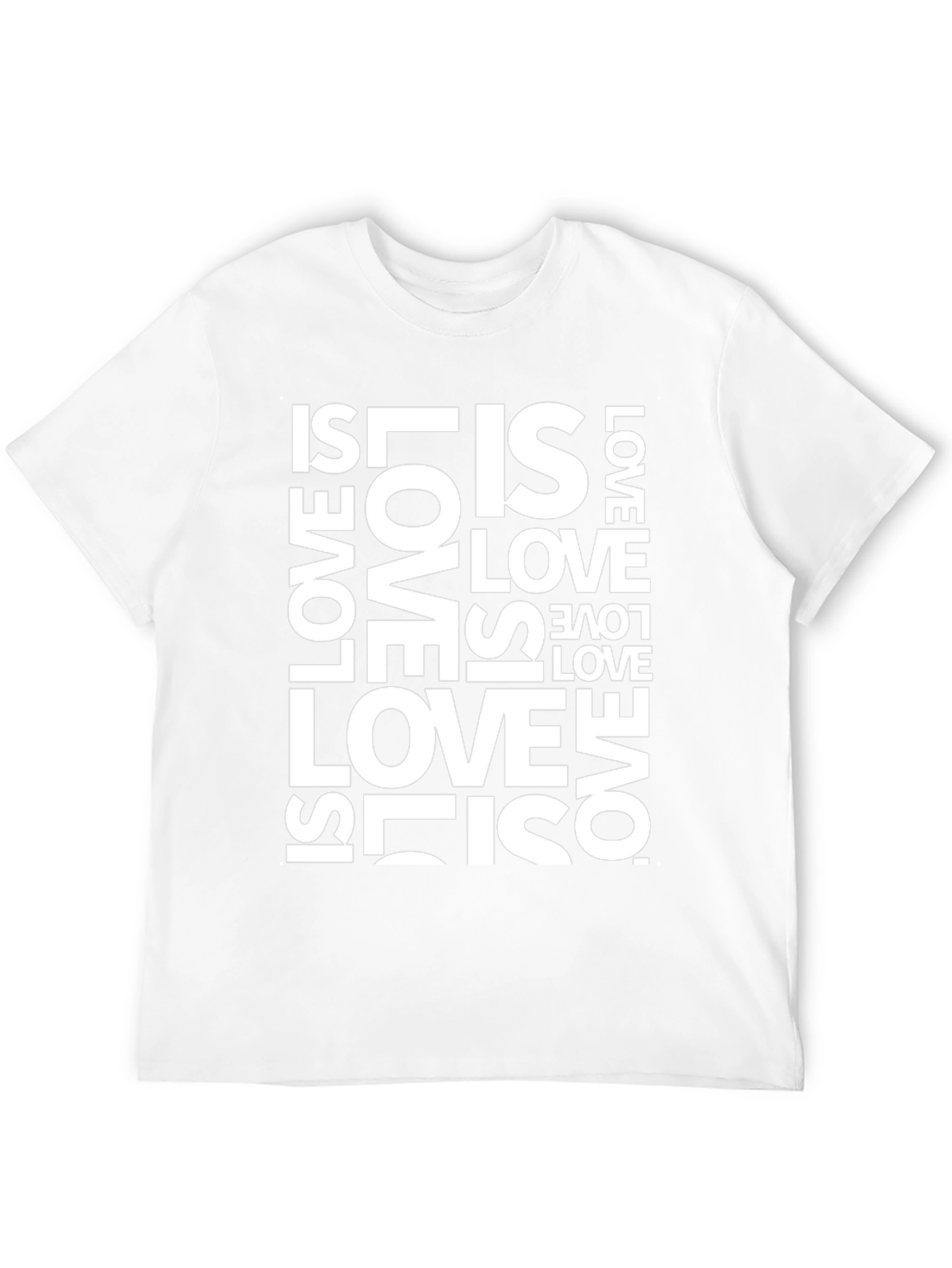 Love Is Love Graphic Tee - Black Casual Shirt