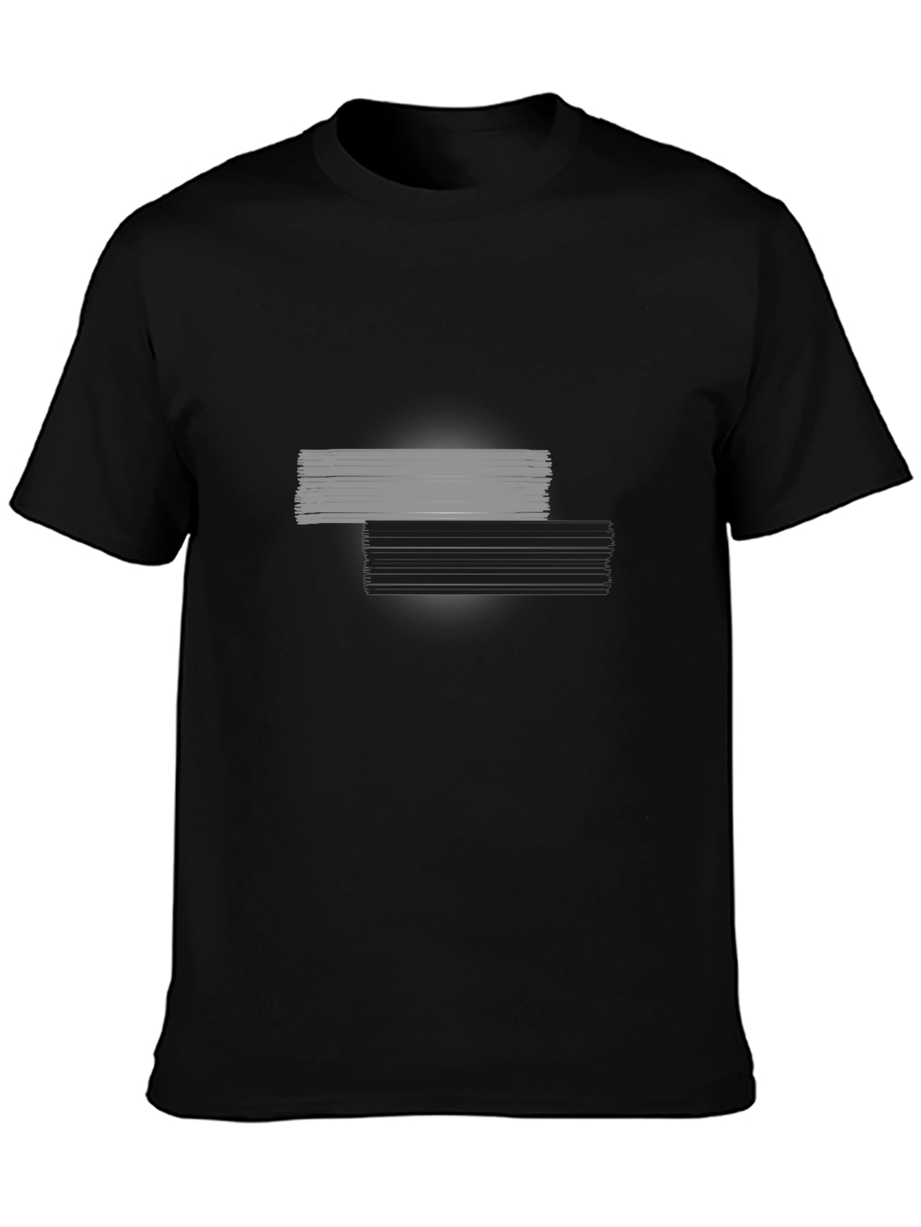 Modern Graphic Tee - Black Casual Style