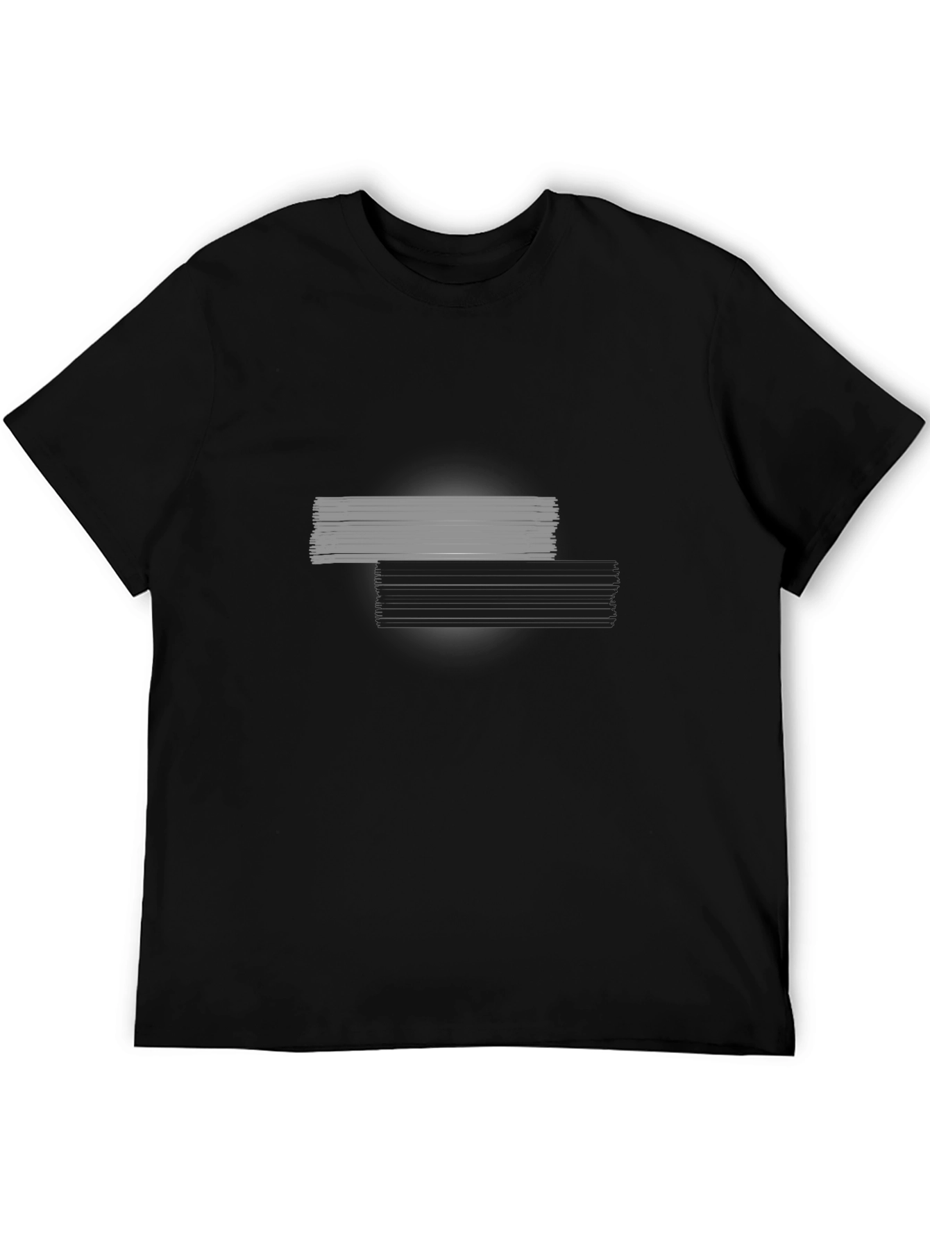 Modern Graphic Tee - Black Casual Style