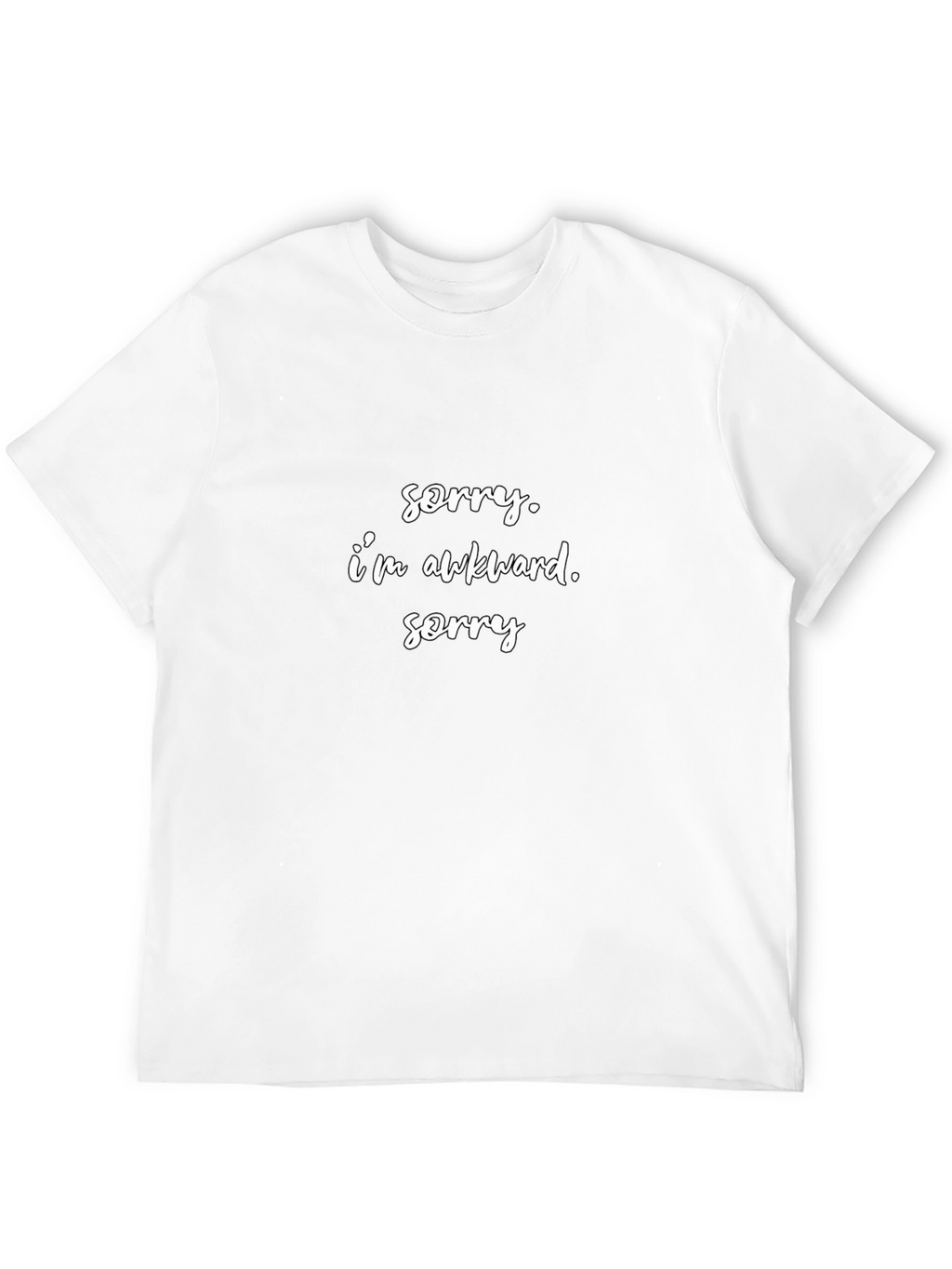 Awkward Statement Black T-Shirt